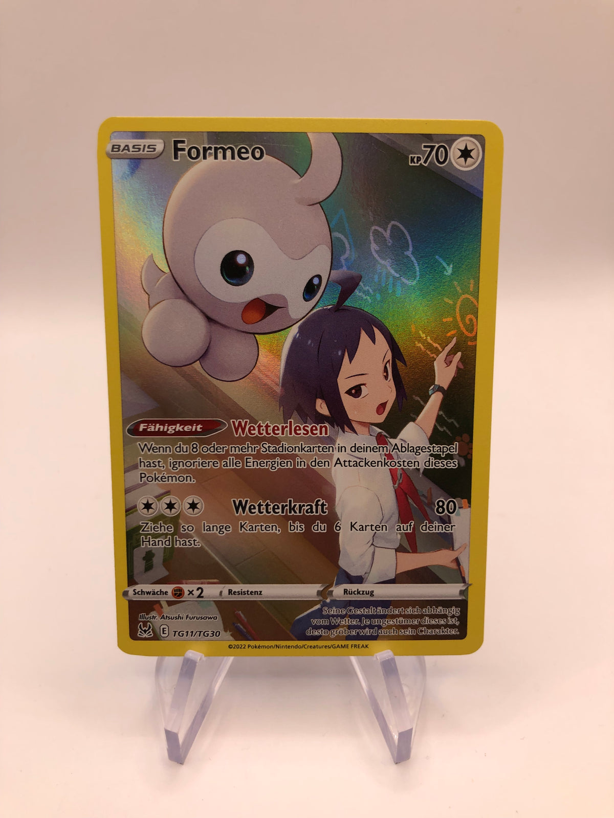 Pokemon Karte Art Rare Formeo TG11/TG30 Deutsch
