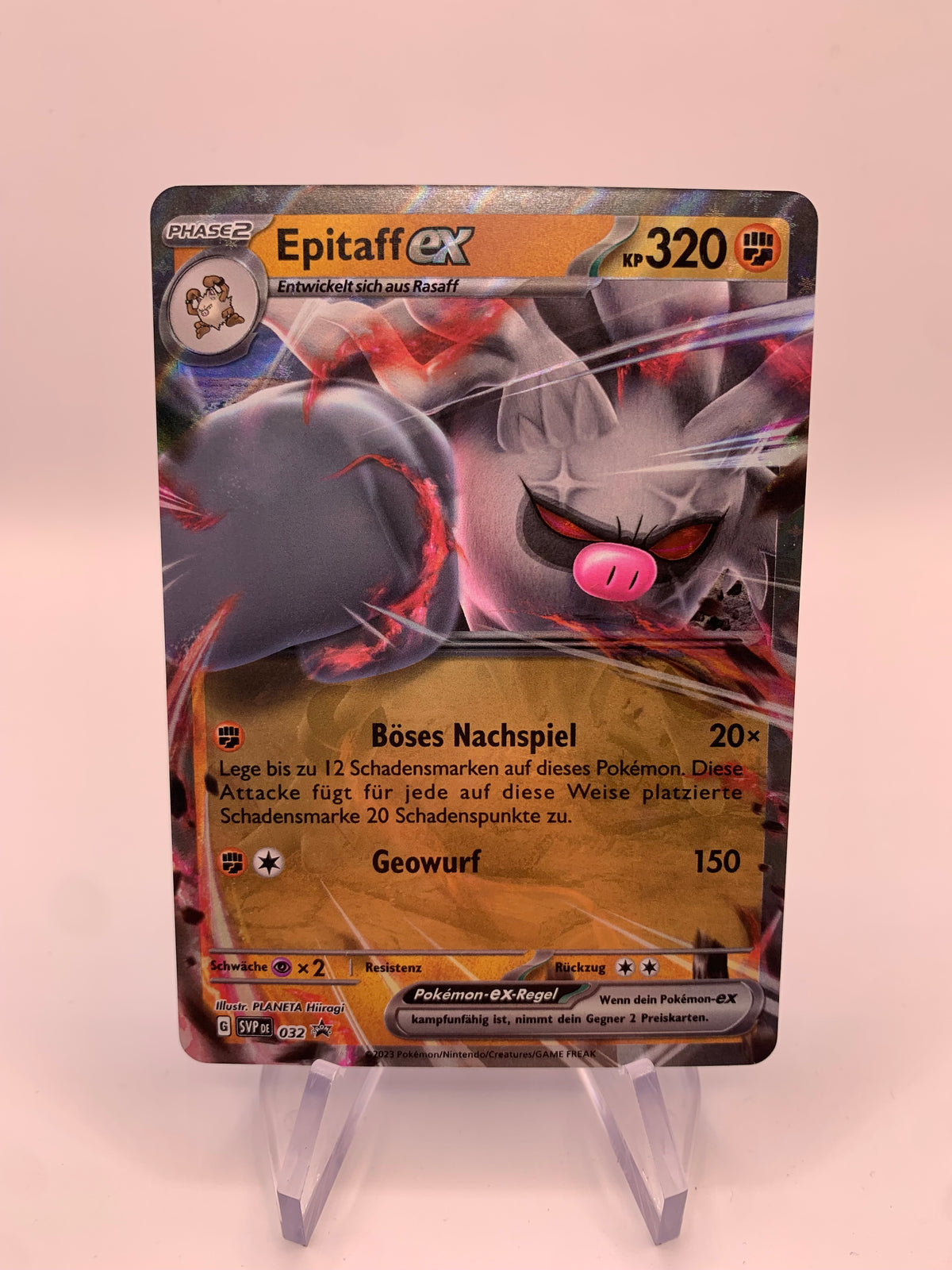 Pokemon Karte Ex Promo Epitaff 032 Deutsch