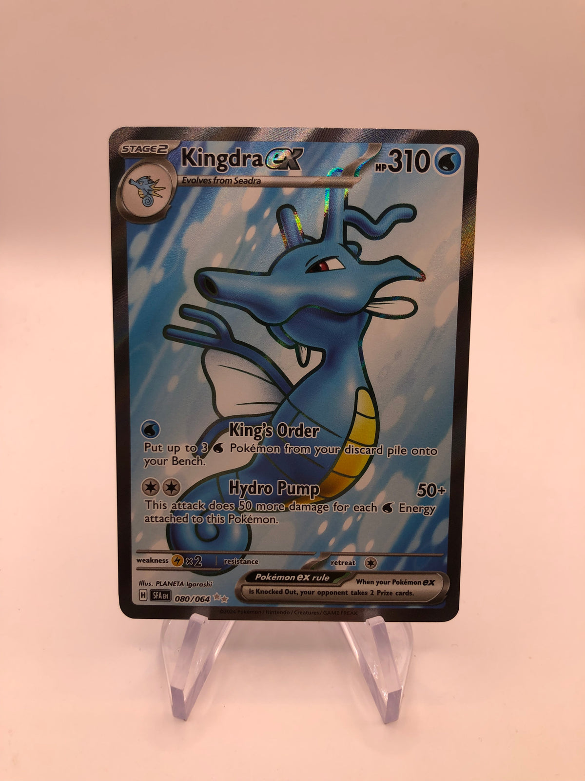 Pokemon Karte EX Fullart Kindra 80/64 Englisch