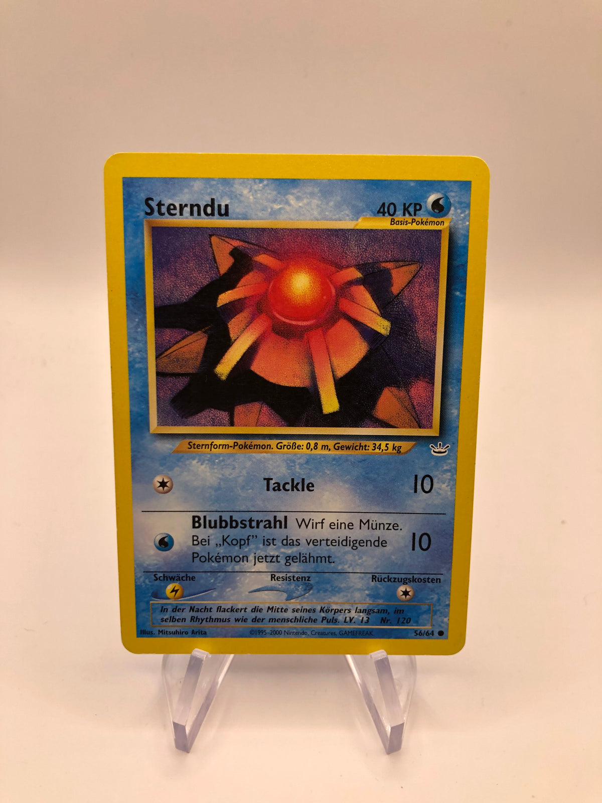 Pokemon Karte Neo Revolution Sterndu 56/64 Deutsch