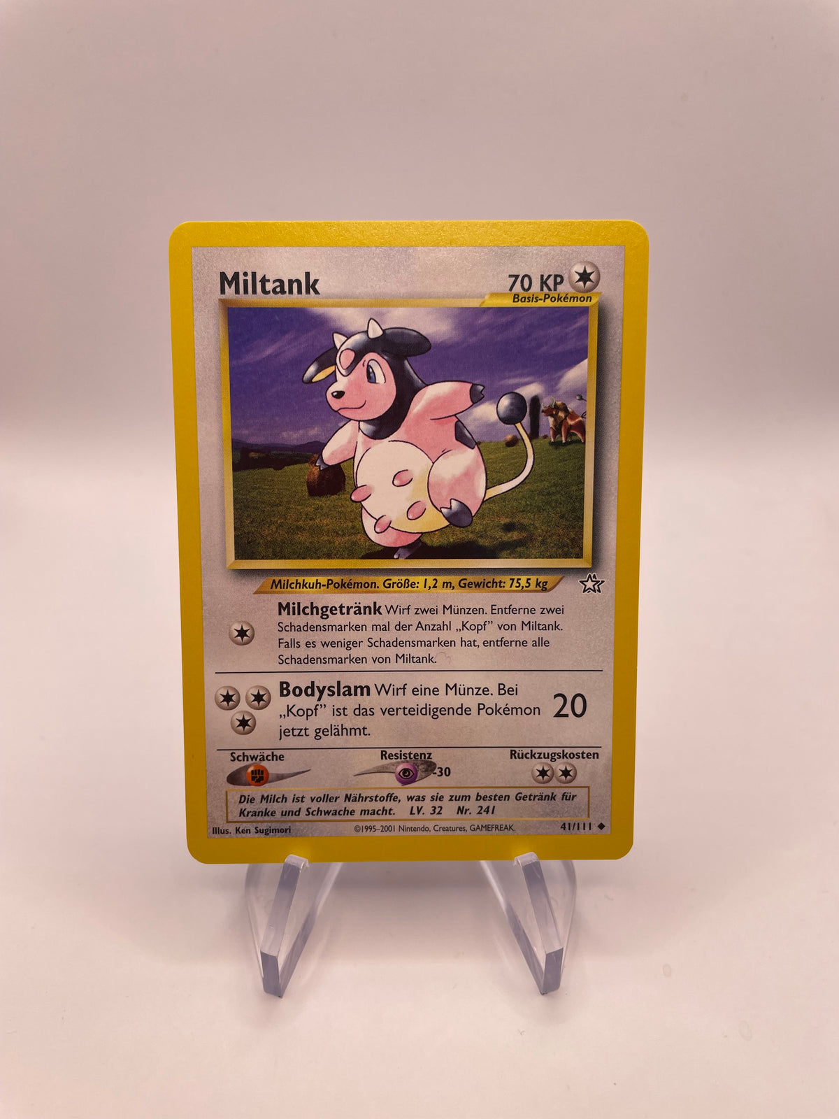 Pokemon Karte Miltank Neo Genesis 41/111 Deutsch