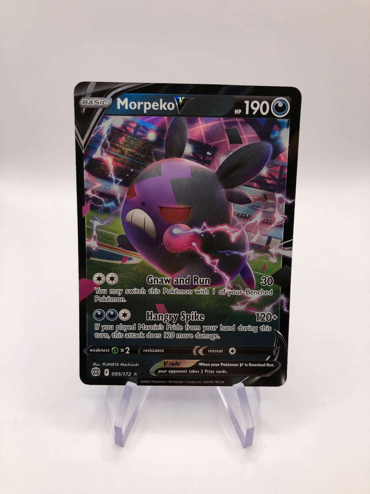 Pokemon Karte V Morpeko 95/172 Englisch