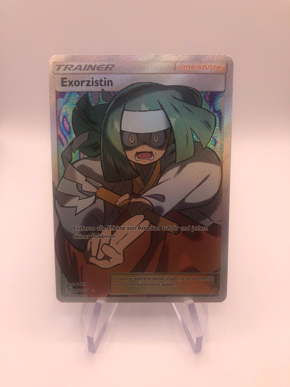 Pokemon Karte Trainer Exorzistin 232/236 Deutsch