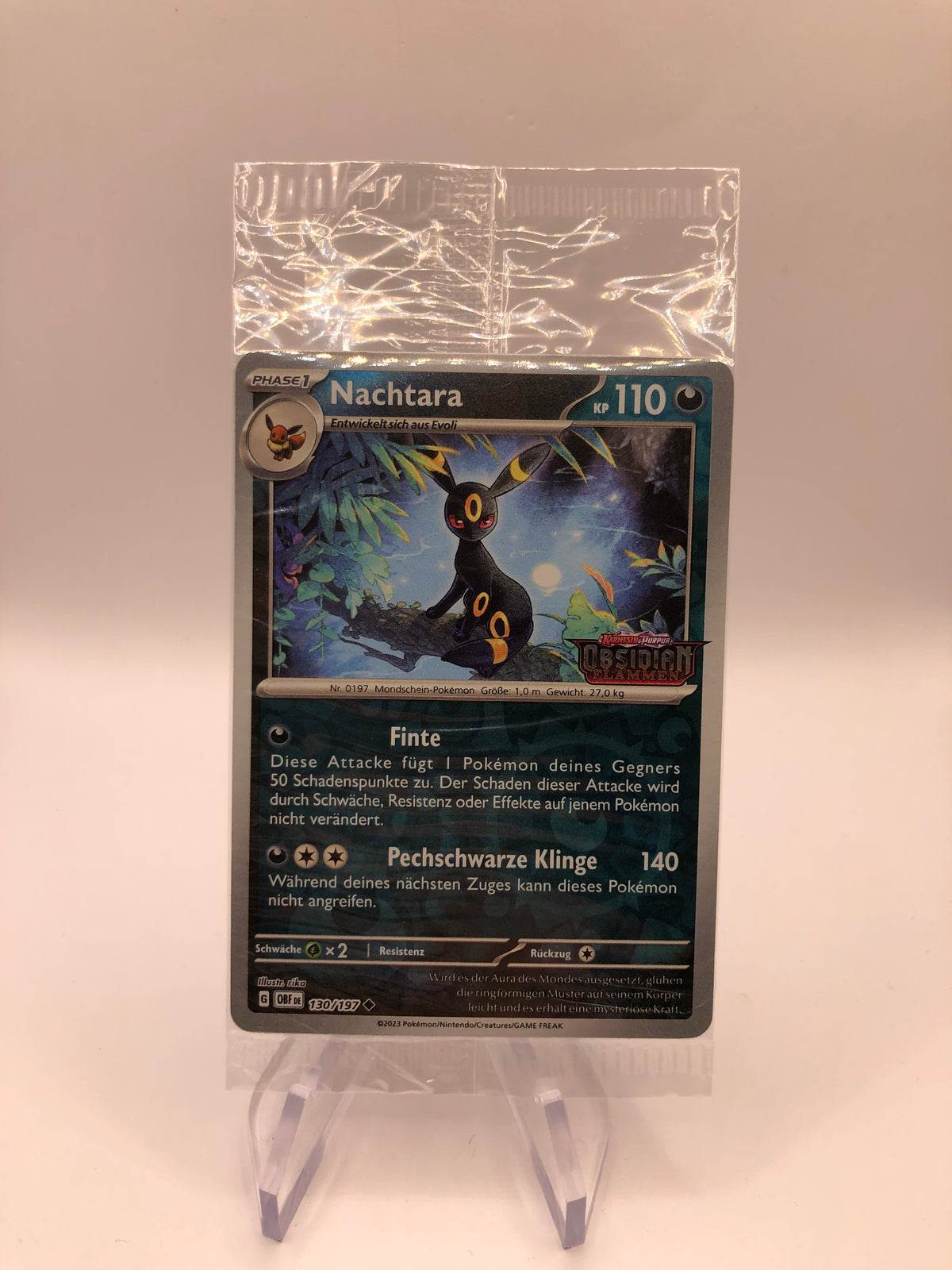 Pokemon Karte OVP Nachtara 130/197 Deutsch