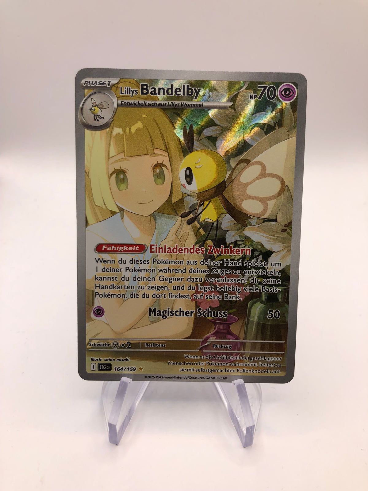Pokemon Karte Promo Art-Rare Bandelby 164/159 Deutsch