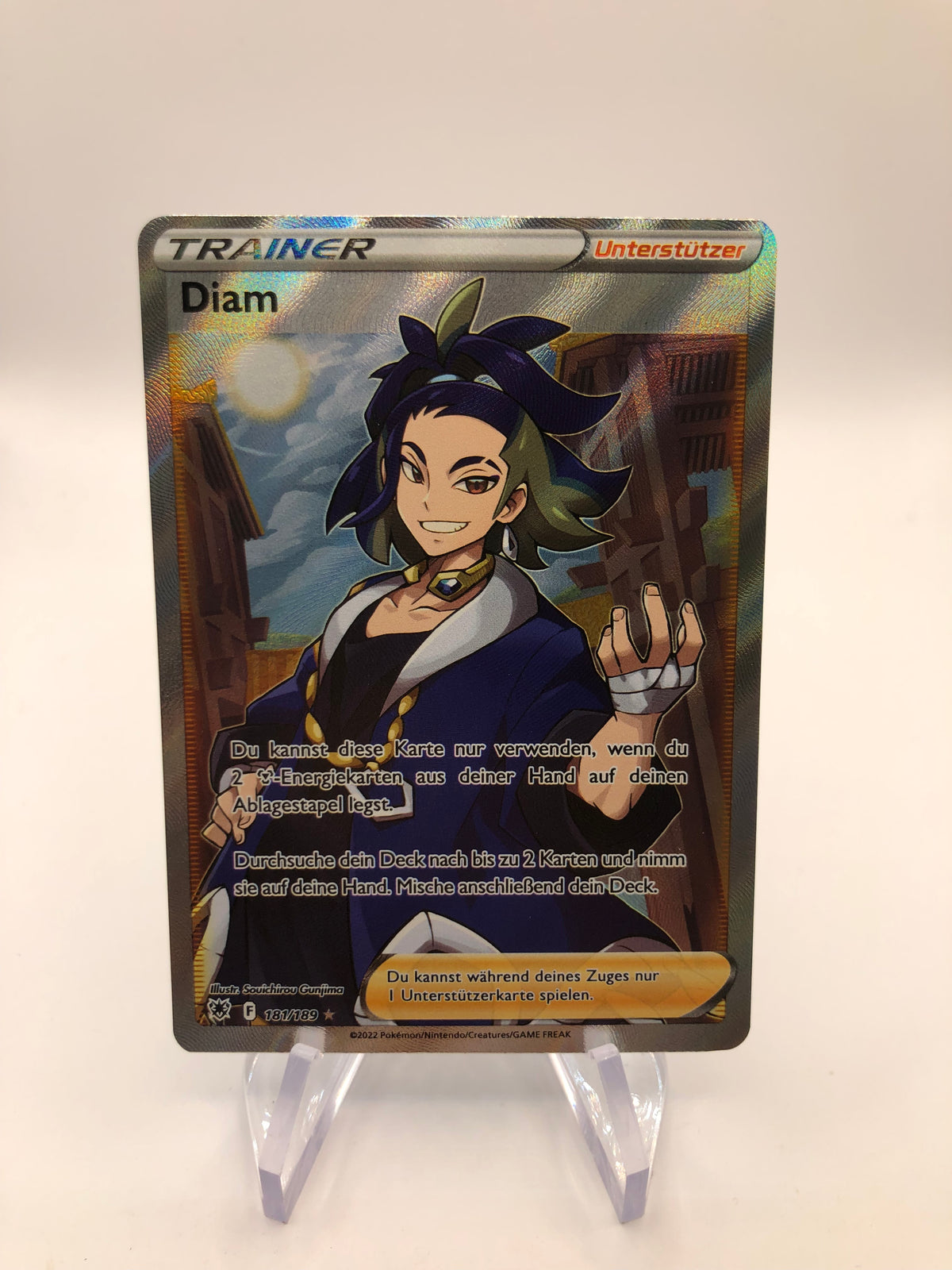 Pokemon Karte Trainer Diam 181/189 Deutsch