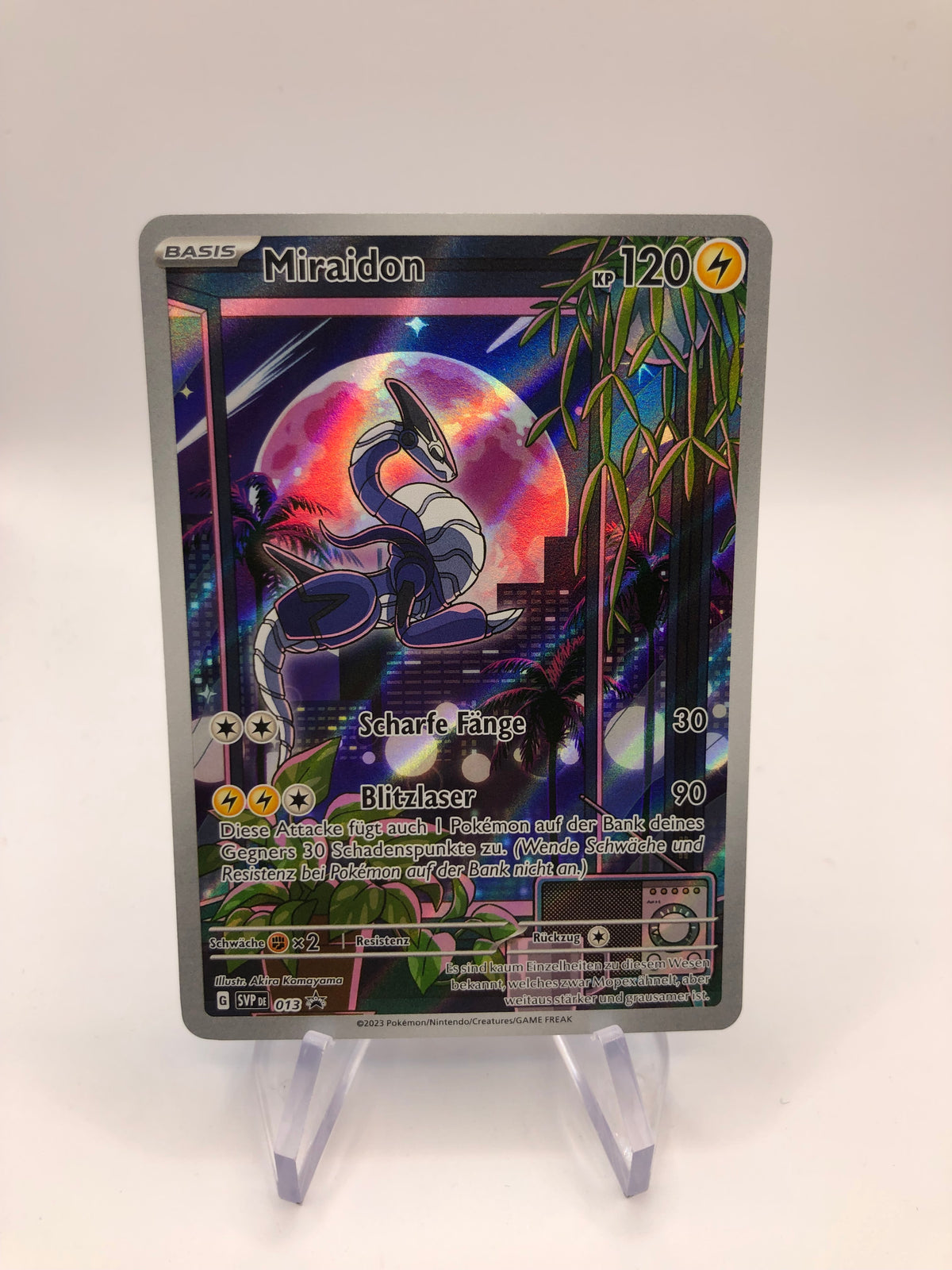 Pokemon Karte Art-Rare Promo Miraidon 13 Deutsch