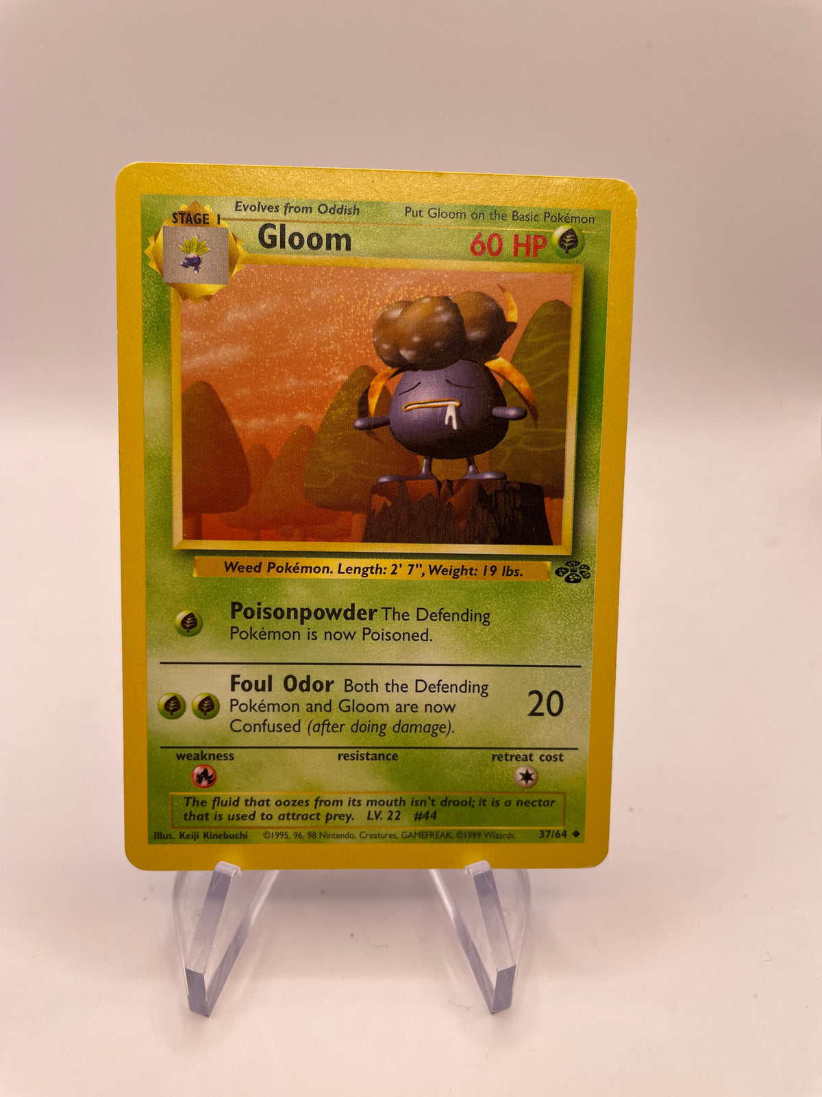 Pokemon Karte Gloom 37/64 Jungel Englisch