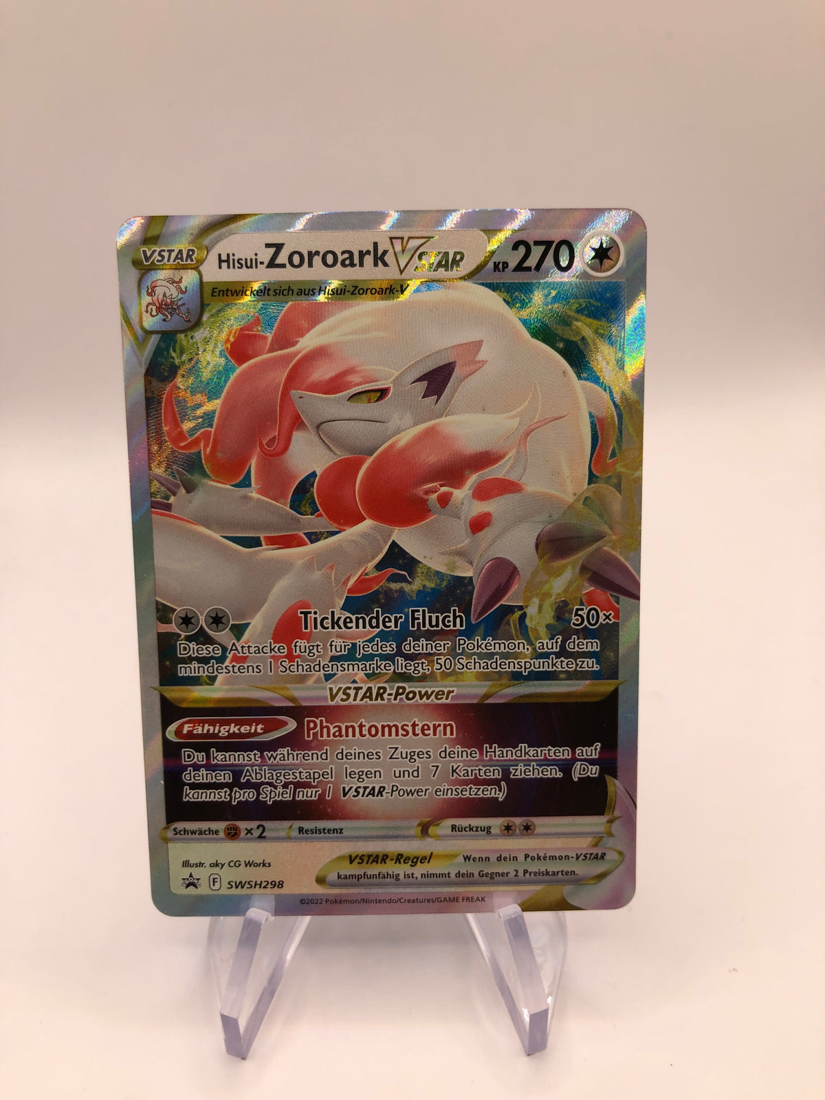 Pokemon Karte Vstar Promo Zoroark SWSH298 Deutsch