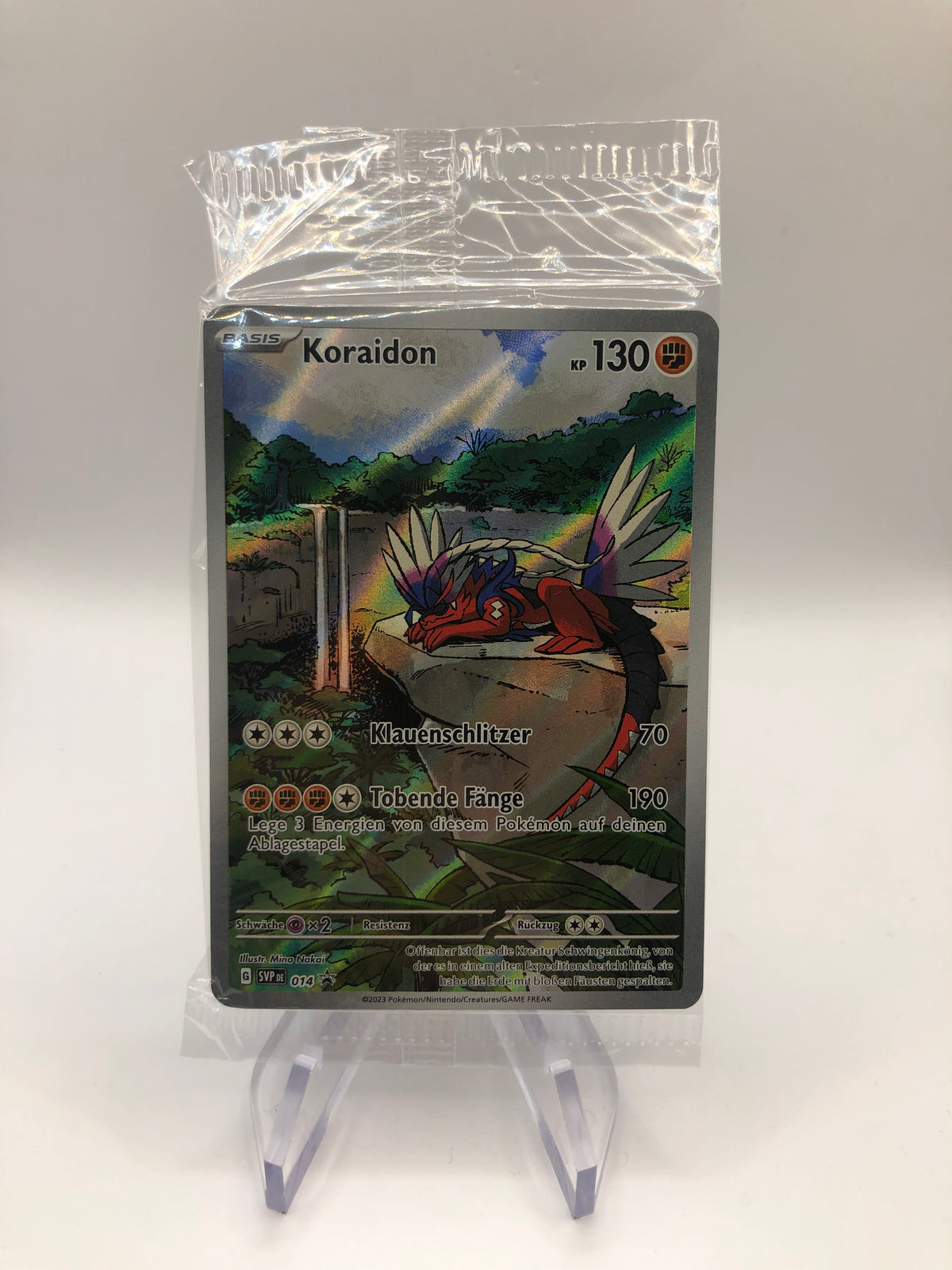 Pokemon Karte Art-Rare Promo OVP Koraidon 014 Deutsch