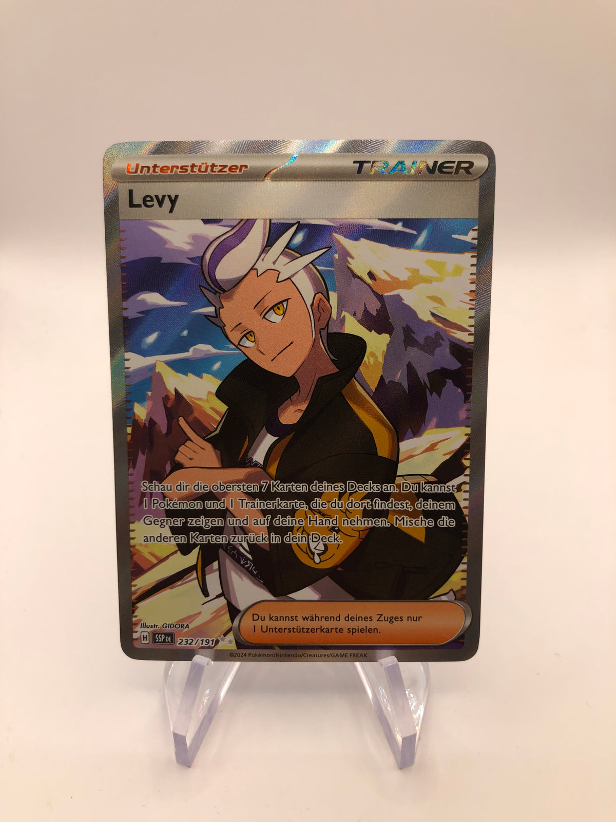 Pokemon Karte Trainer Levy 232/191 Deutsch