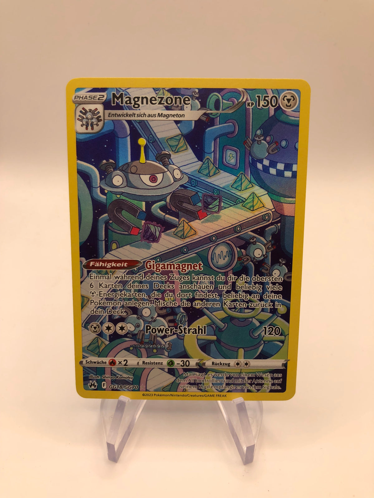 Pokemon Karte Art-Rare Magnezone GG18/GG70 Deutsch