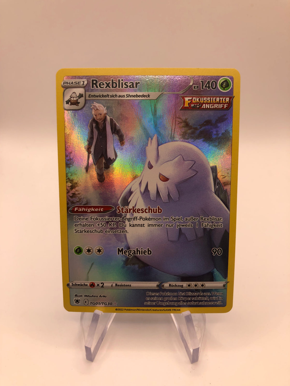 Pokemon Karte Art-Rare Rexblisar TG01/TG30 Deutsch