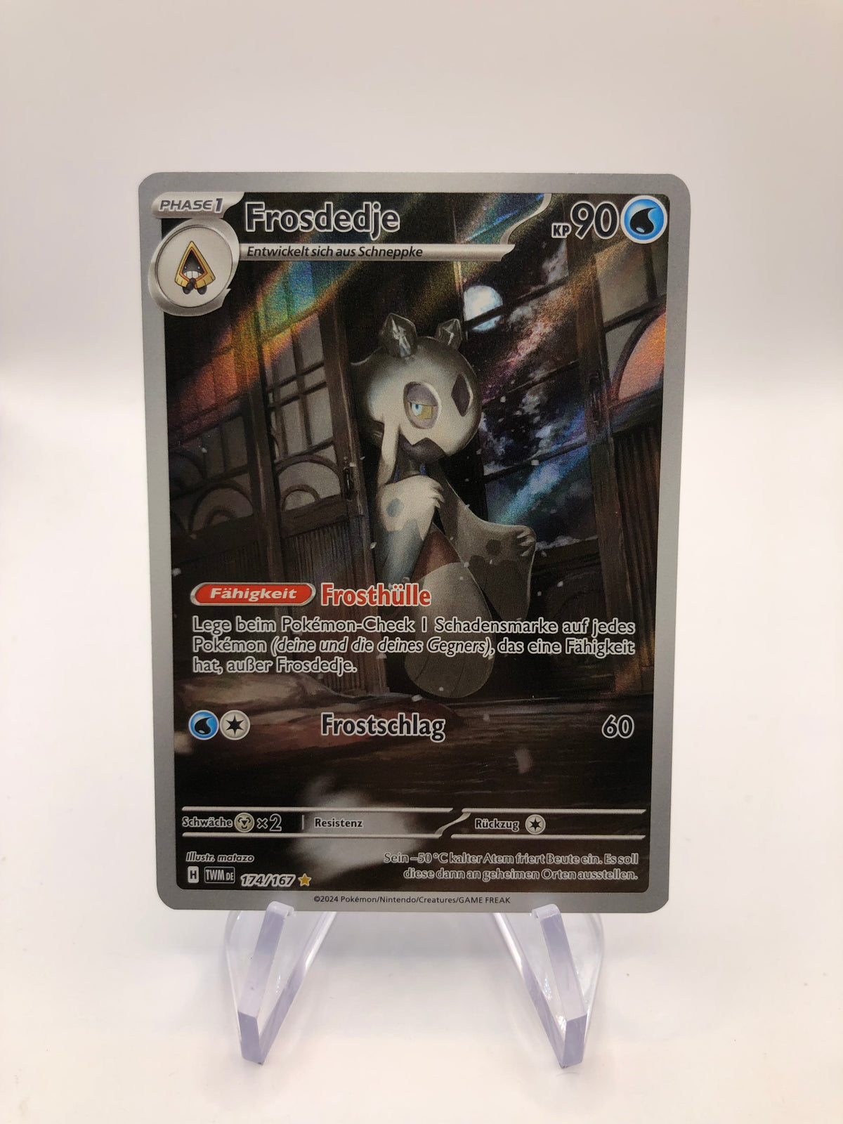 Pokemon Karte Art-Rare Frosdedje 174/167 Deutsch