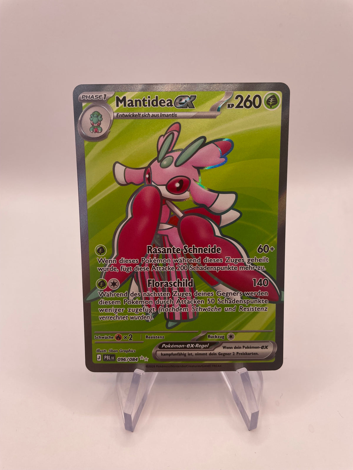 Pokemon Karte Ex Mantidea 96/84 Deutsch