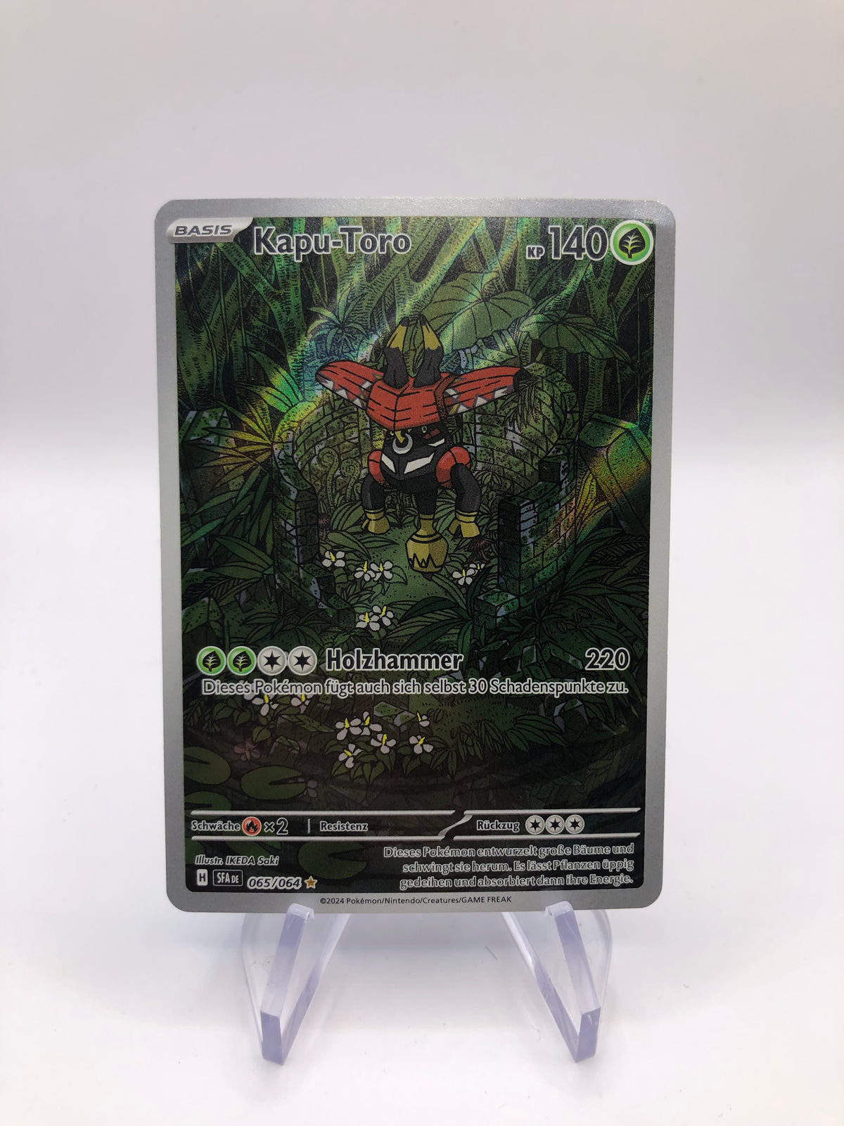 Pokemon Karte Art-Rare Kapu-Toro 65/64 Deutsch
