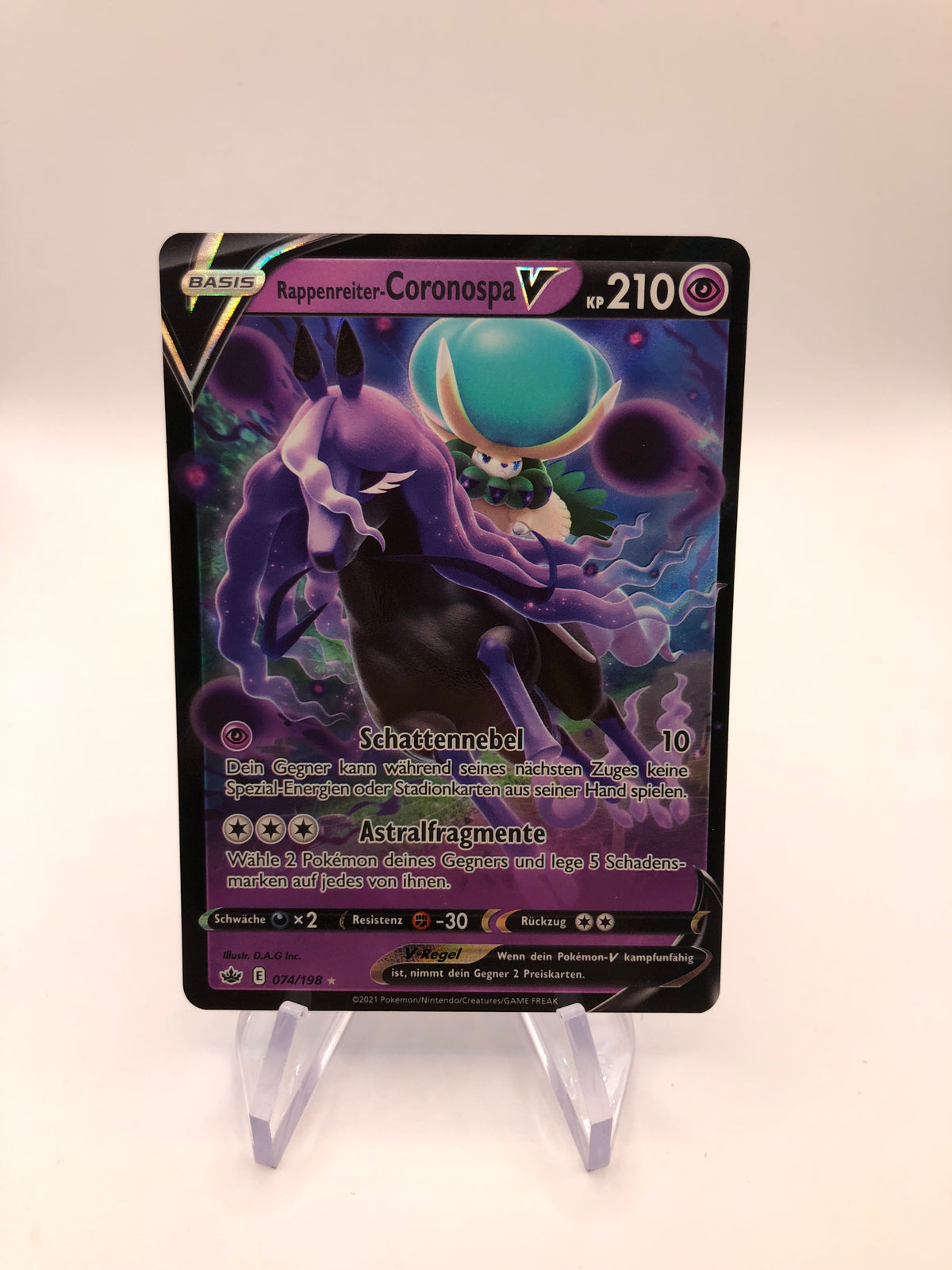 Pokemon Karte V Coronospa 74/198 Deutsch