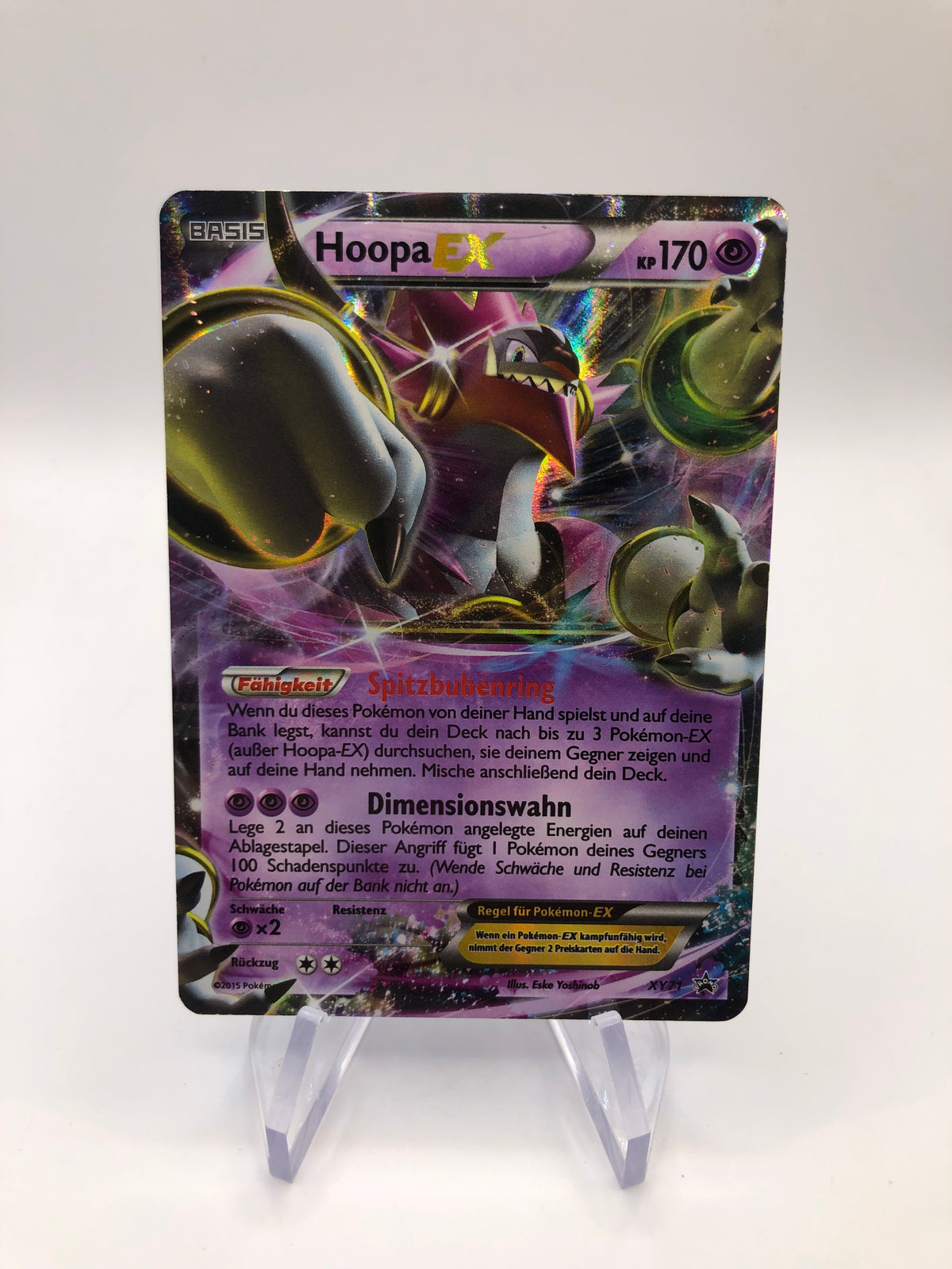 Pokemon Karte Promo EX Hoopa XY71 Deutsch