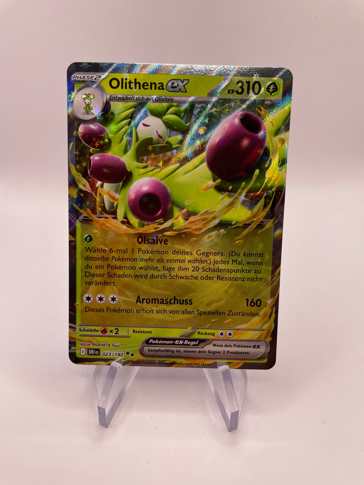 Pokemon Karte Olithena ex 23/182 Deutsch