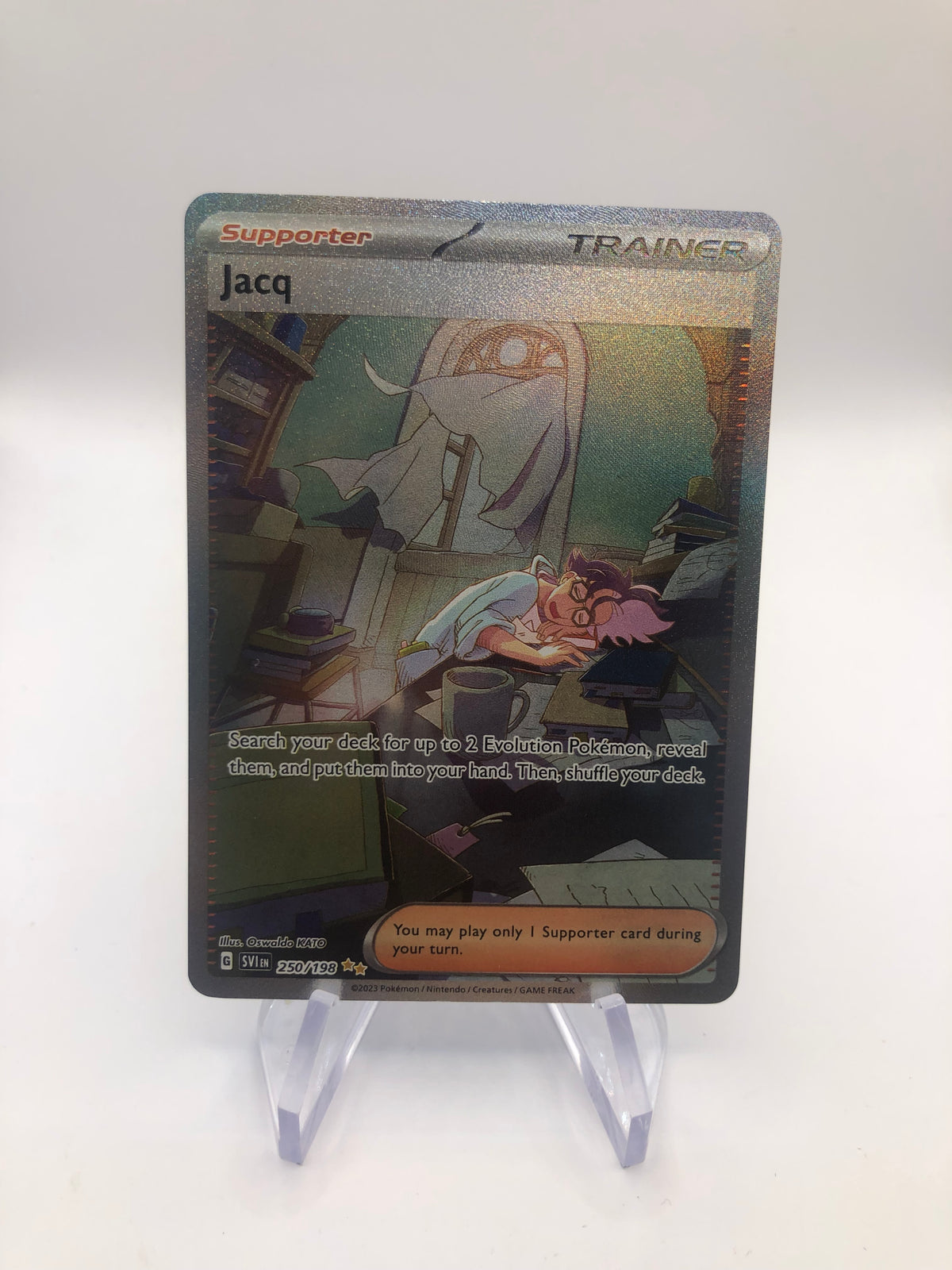 Pokemon Karte Trainer Jacq 250/198 Englisch