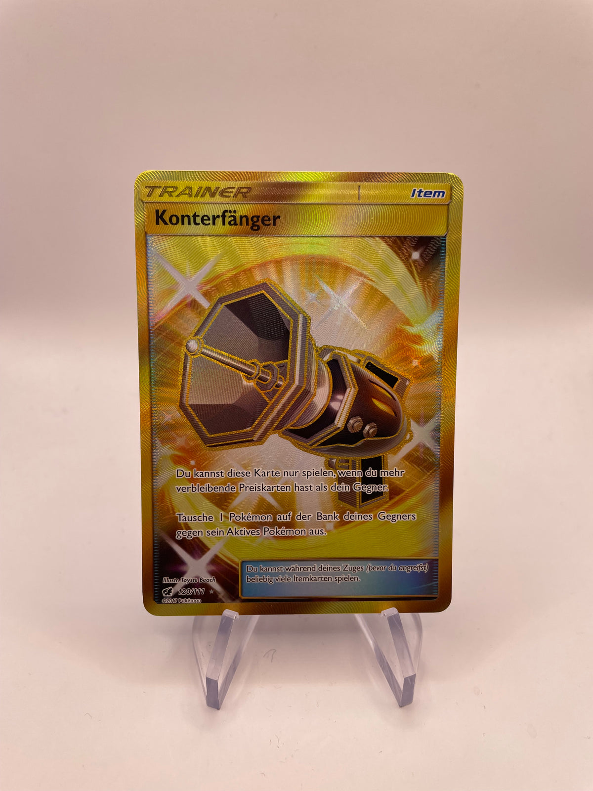 Pokémon Karte Trainer Konterfänger 120/111 Deutsch