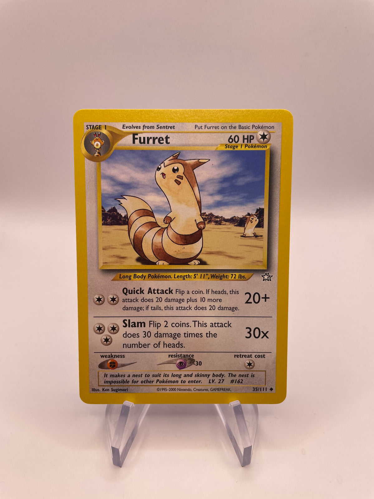 Pokemon Karte Wiesenior Neo Genesis 35/111 Englisch
