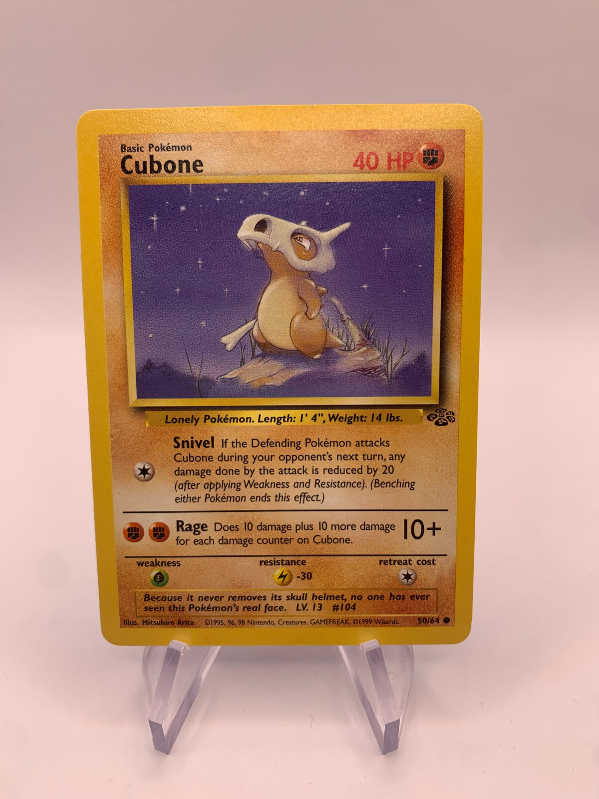 Pokemon Karte Cubone 50/64 Jungel Englisch