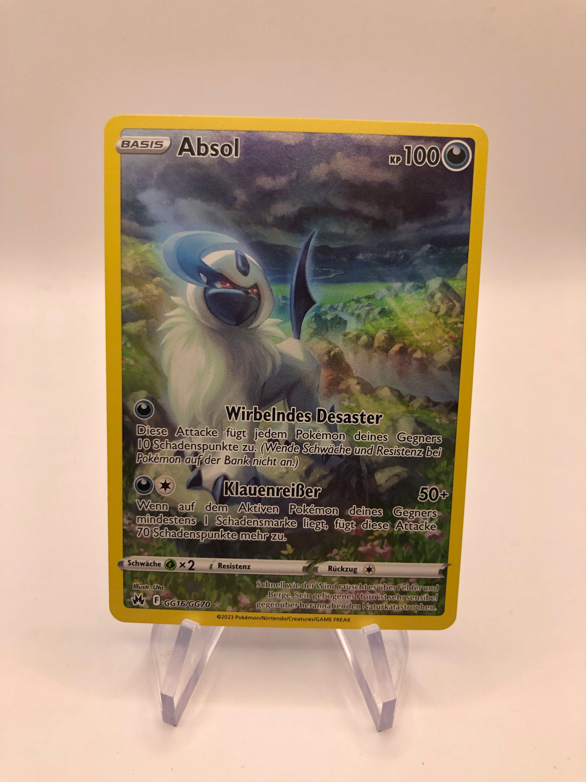 Pokemon Karte Art-Rare Absol GG16/GG70 Deutsch