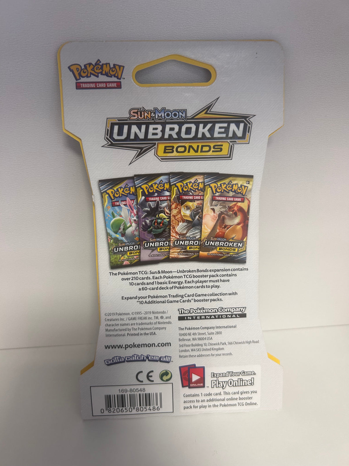 Pokemon Karten Ovp Sleeved Booster Unbroken Bonds Englisch
