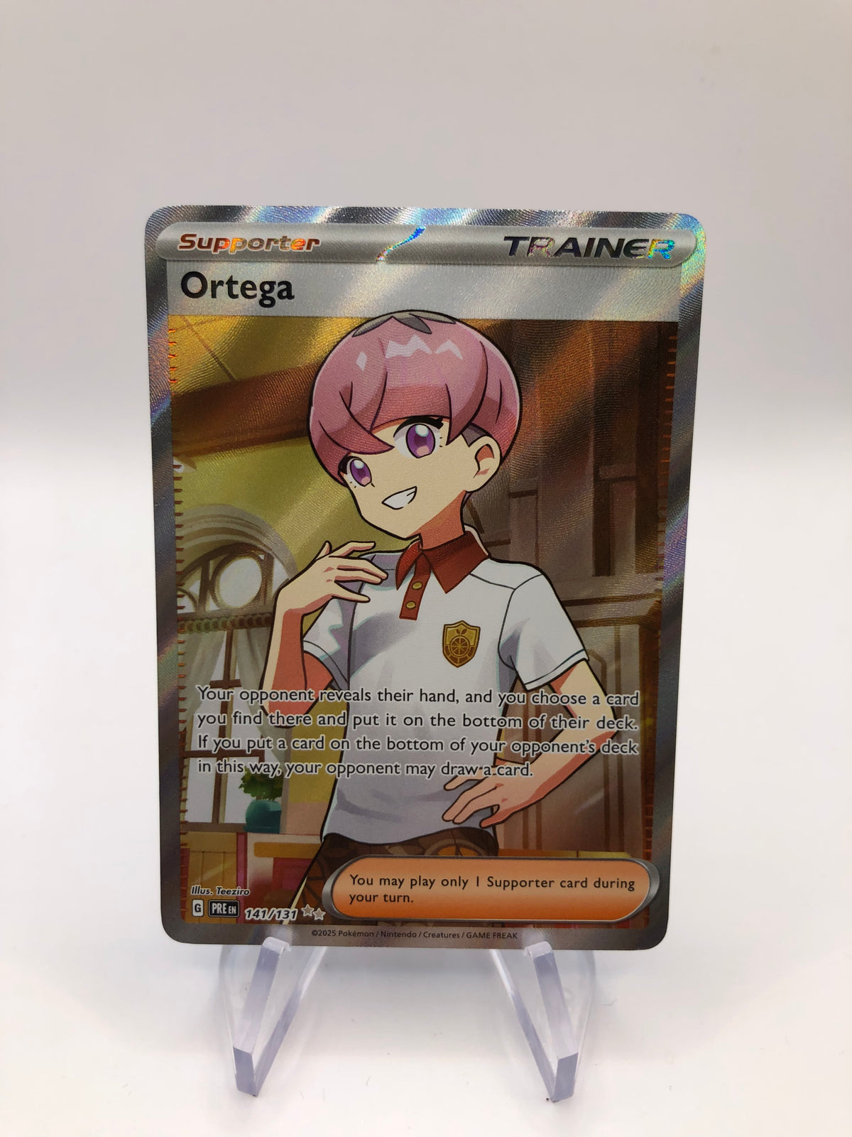 Pokemon Karte Trainer Ortega 141/131 Englisch