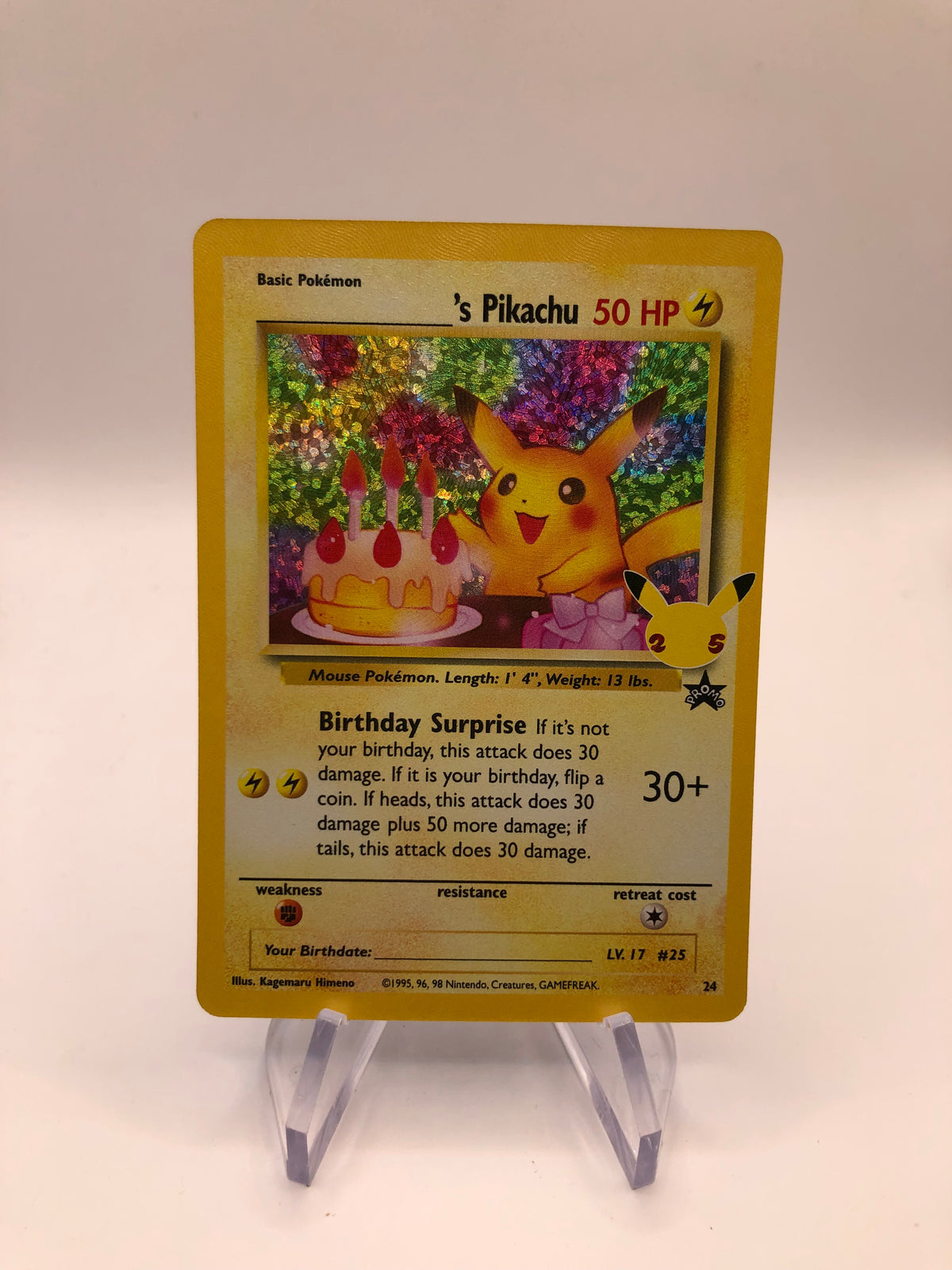 Pokemon Karte Celebration Pikachu 24 Englisch