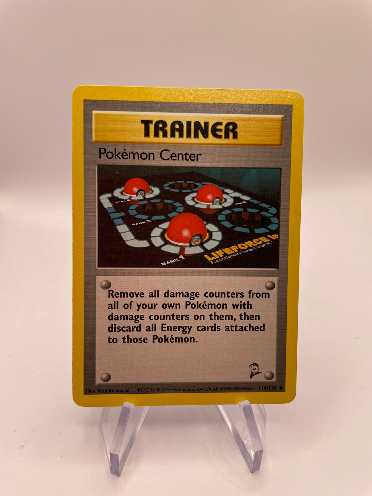 Pokemon Karte Base-Set 2 Trainer Pokemon Center 114/130 Englisch