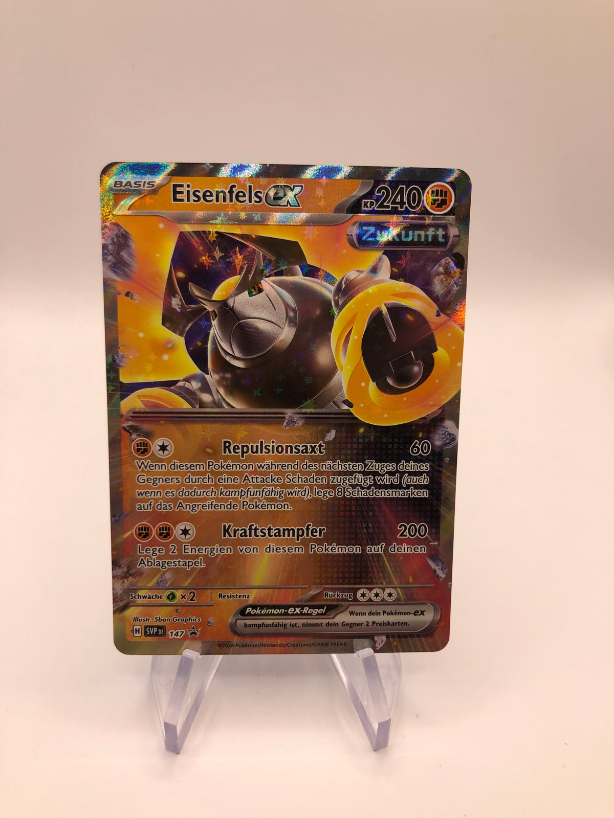 Pokemon Karte EX Promo Eisenfels 147 Deutsch