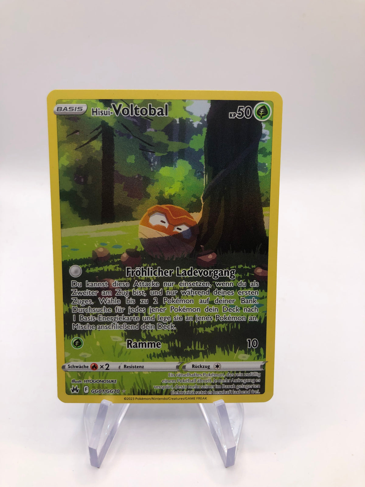 Pokemon Karte Art-Rare Voltobal GG01/GG70 Deutsch