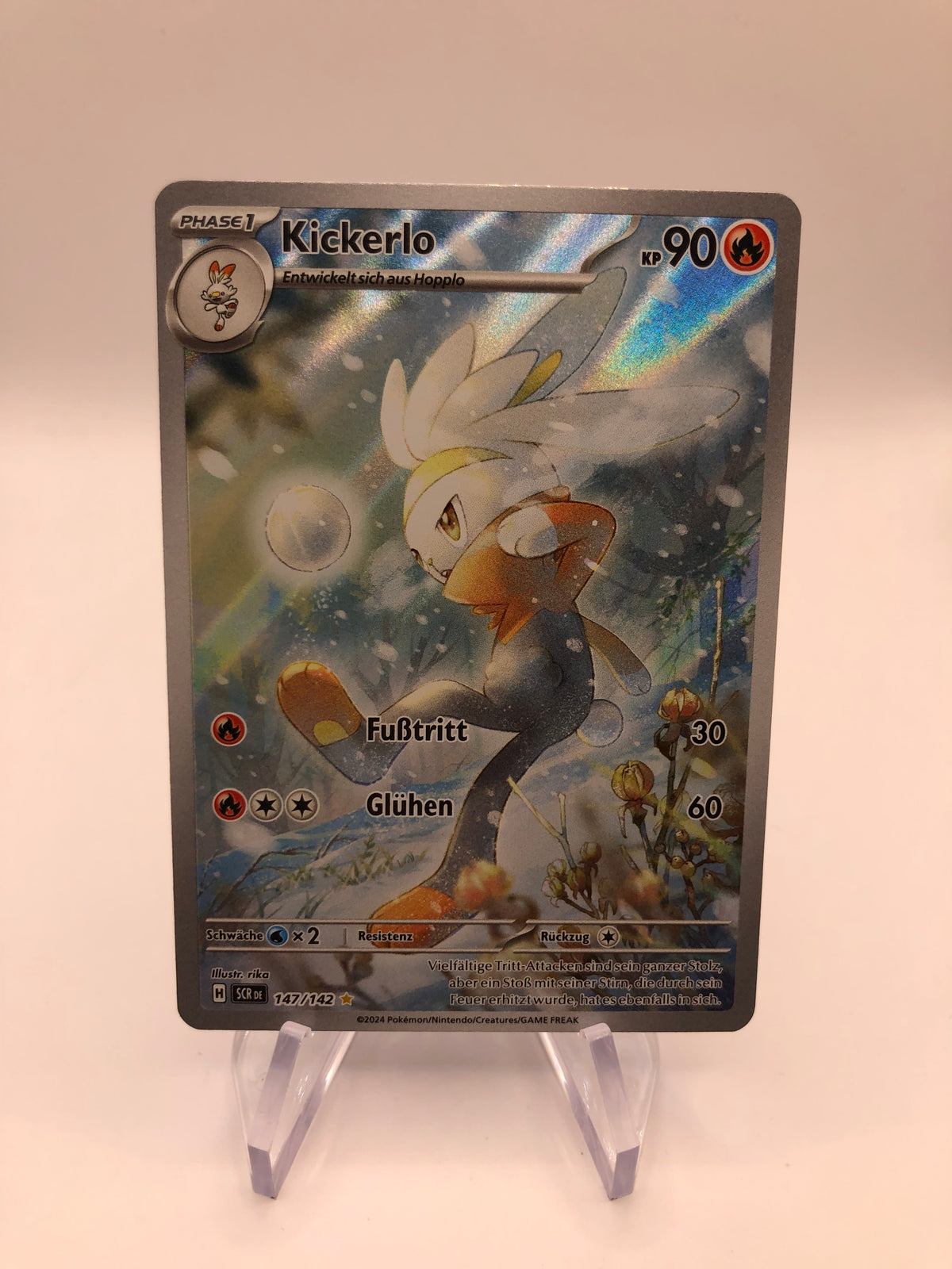 Pokemon Karte Art-Rare Kickerlo 147/142 Deutsch