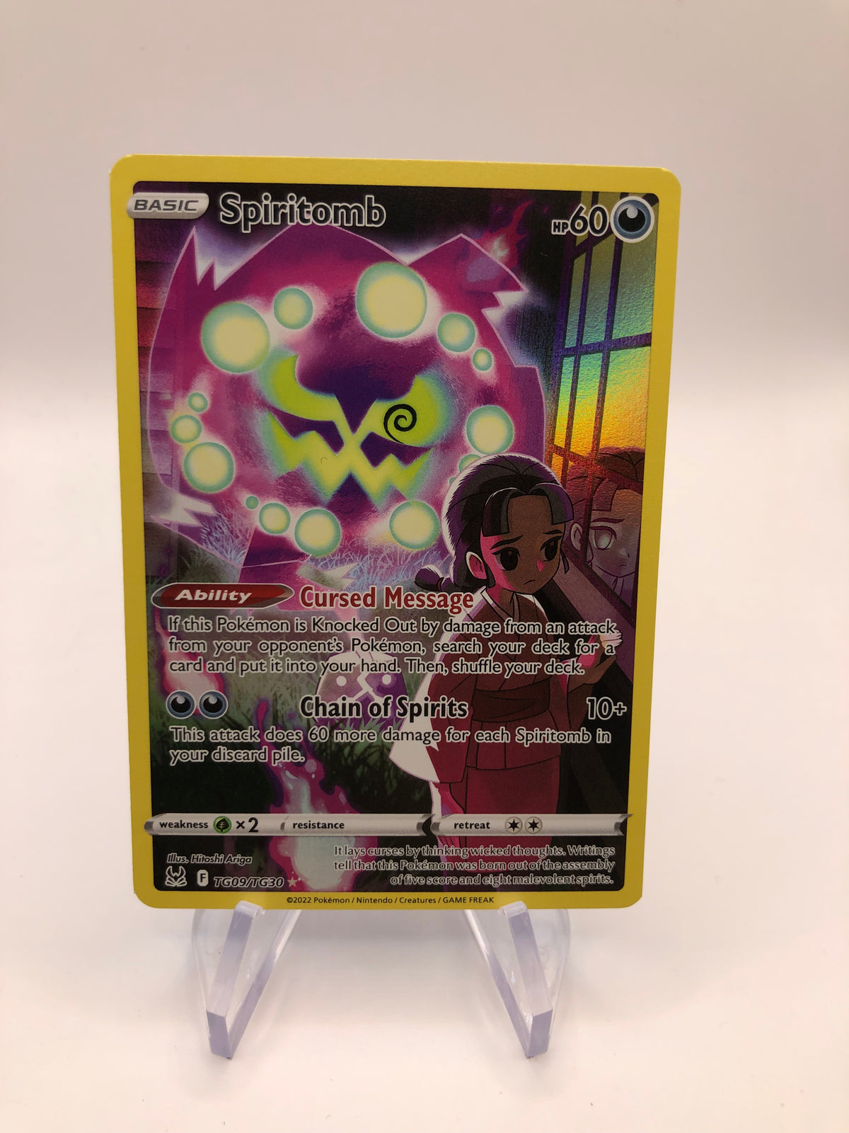 Pokemon Karte Art-Rare Spiritomb TG09/TG30 Englisch