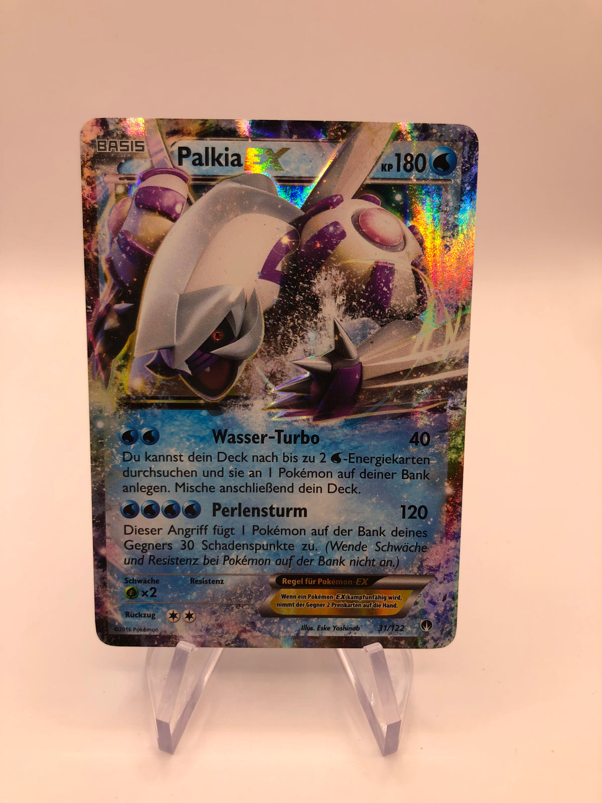 Pokemon Karte EX Palkia 31/122 Deutsch