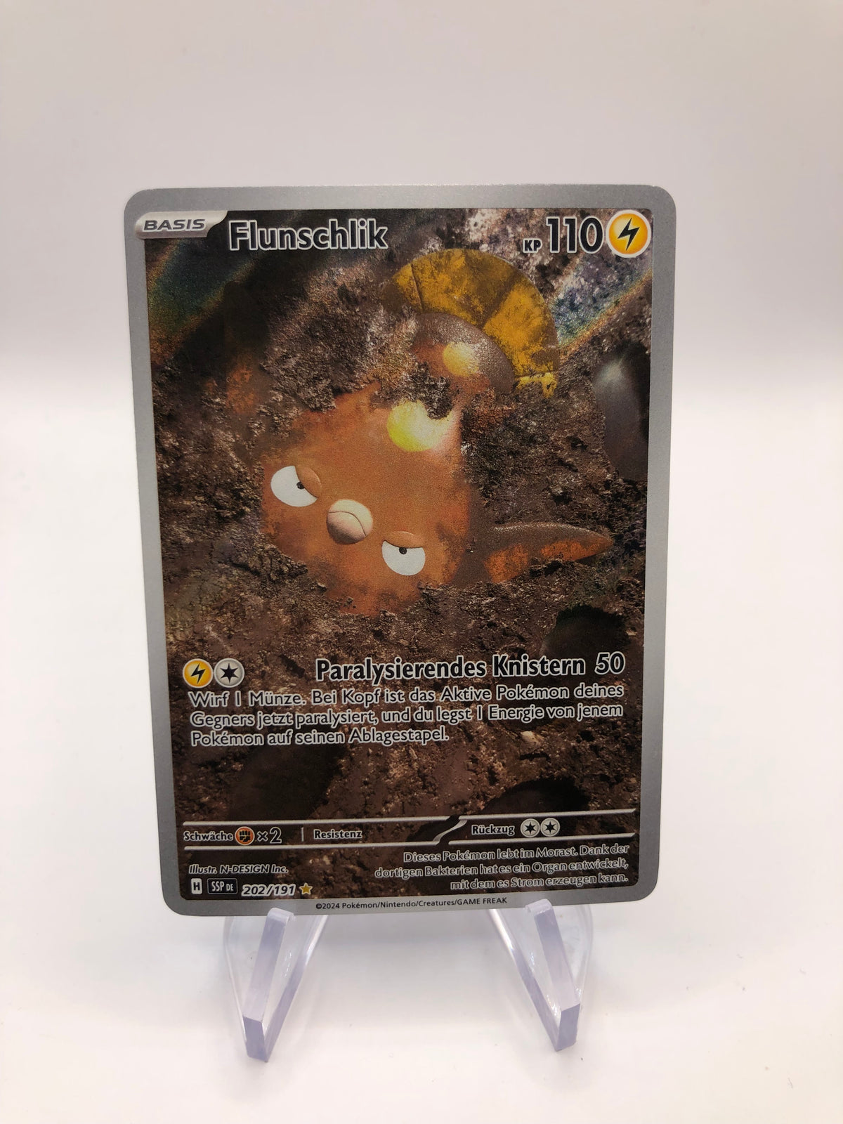 Pokemon Karte Art-Rare Flunschlik 202/191 Deutsch