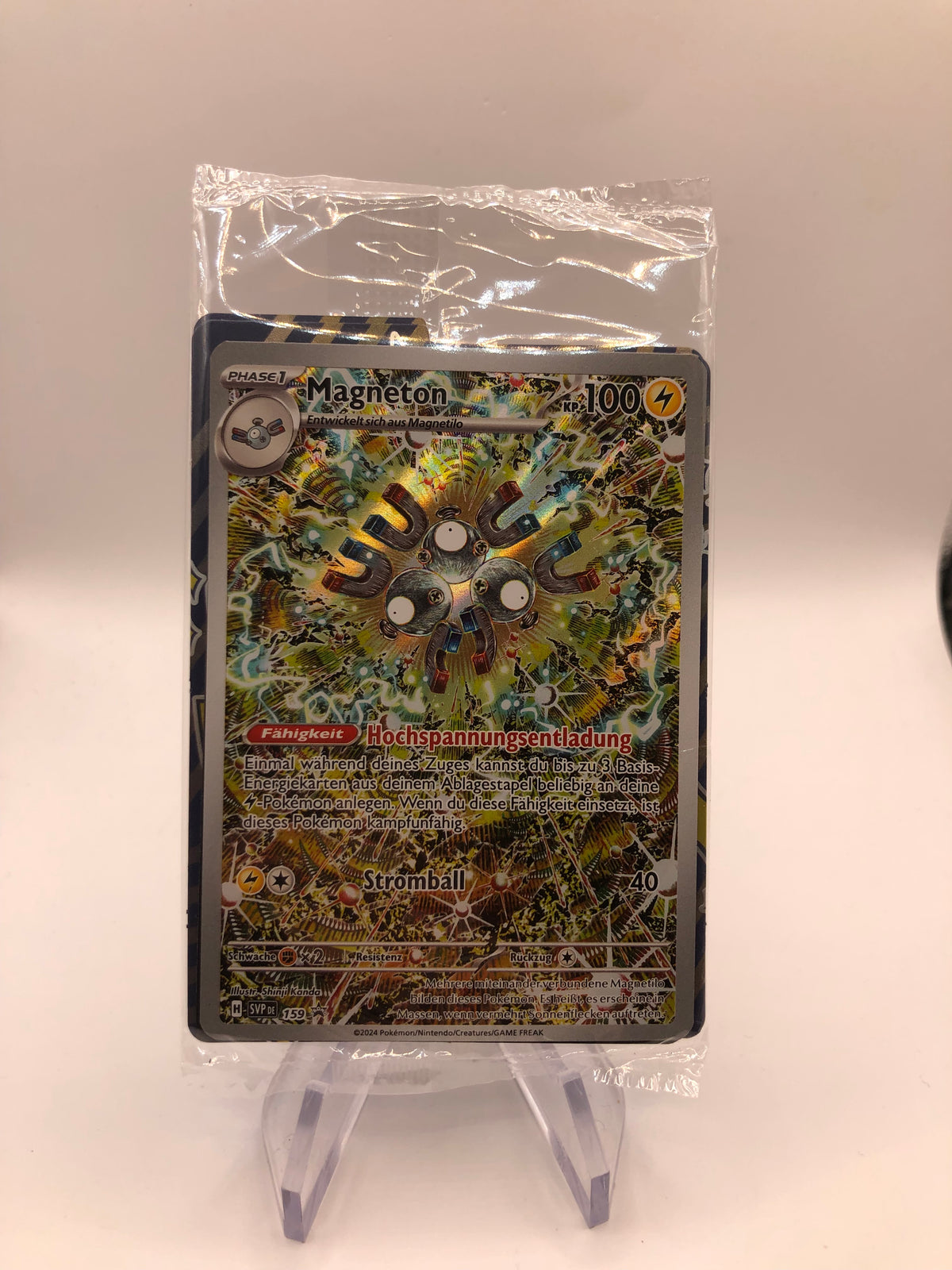 Pokemon Karte Art-Rare Promo Magneton 159 Deutsch
