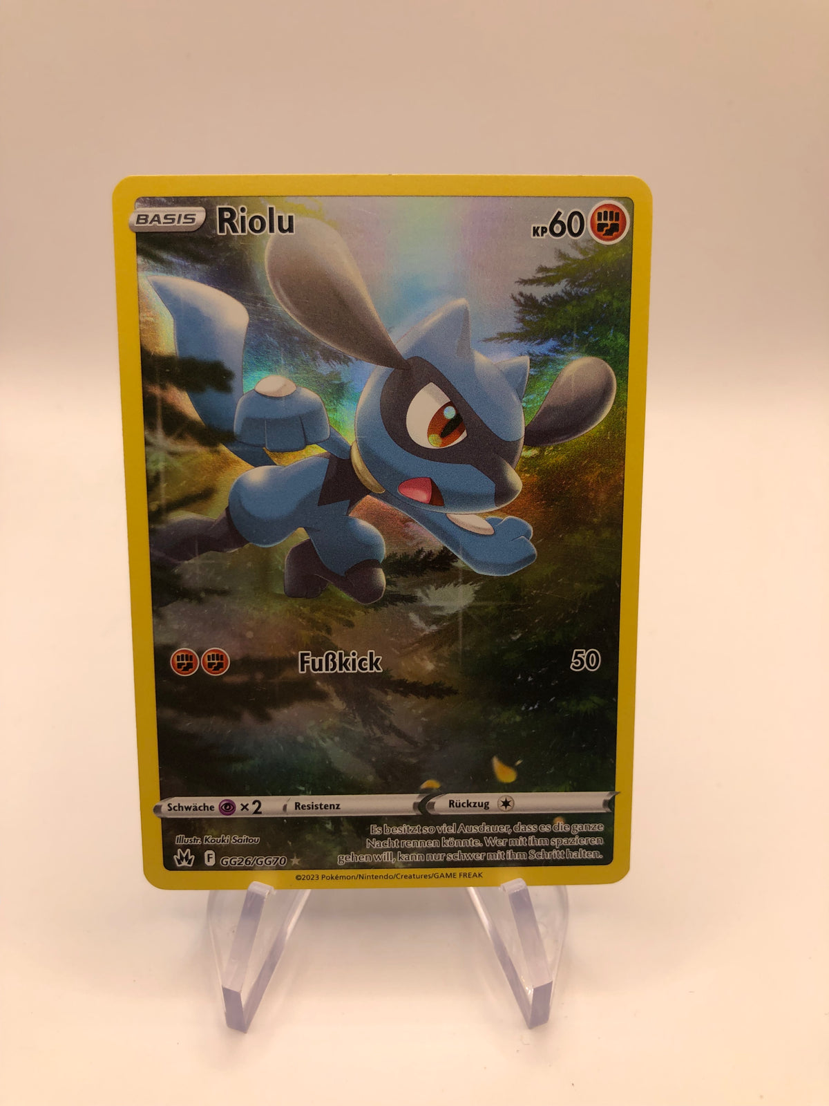 Pokemon Karte Art-Rare Riolu GG26/GG70 Deutsch