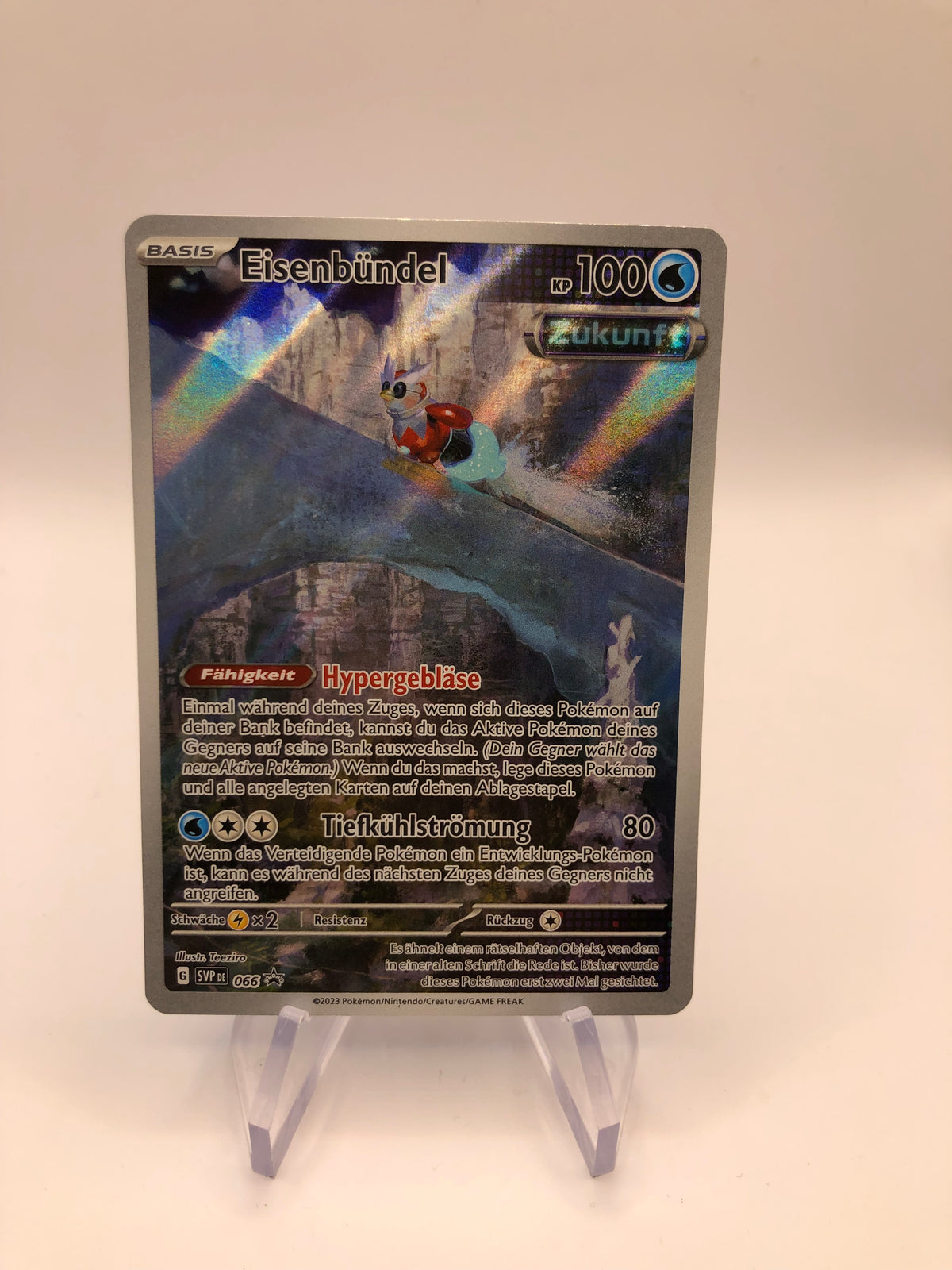 Pokemon Karte Art Rare Promo Eisenbündel 66 Deutsch