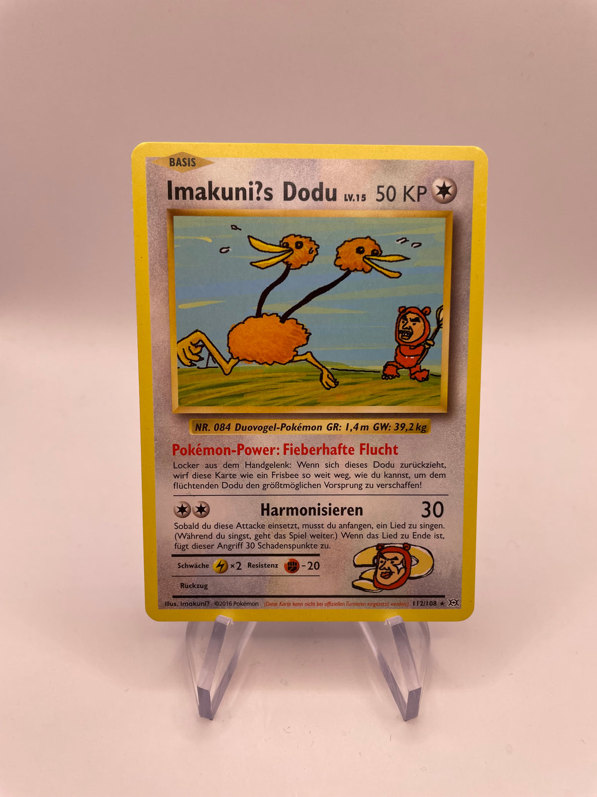 Pokemon Karte Imakuni?s Dodu 112/108 Deutsch