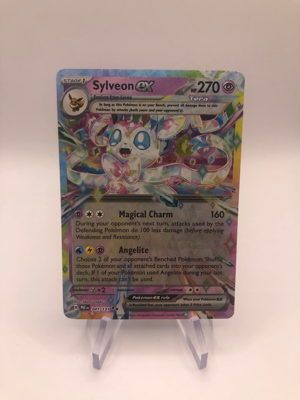Pokemon Karte EX Feelinara 41/131 Englisch