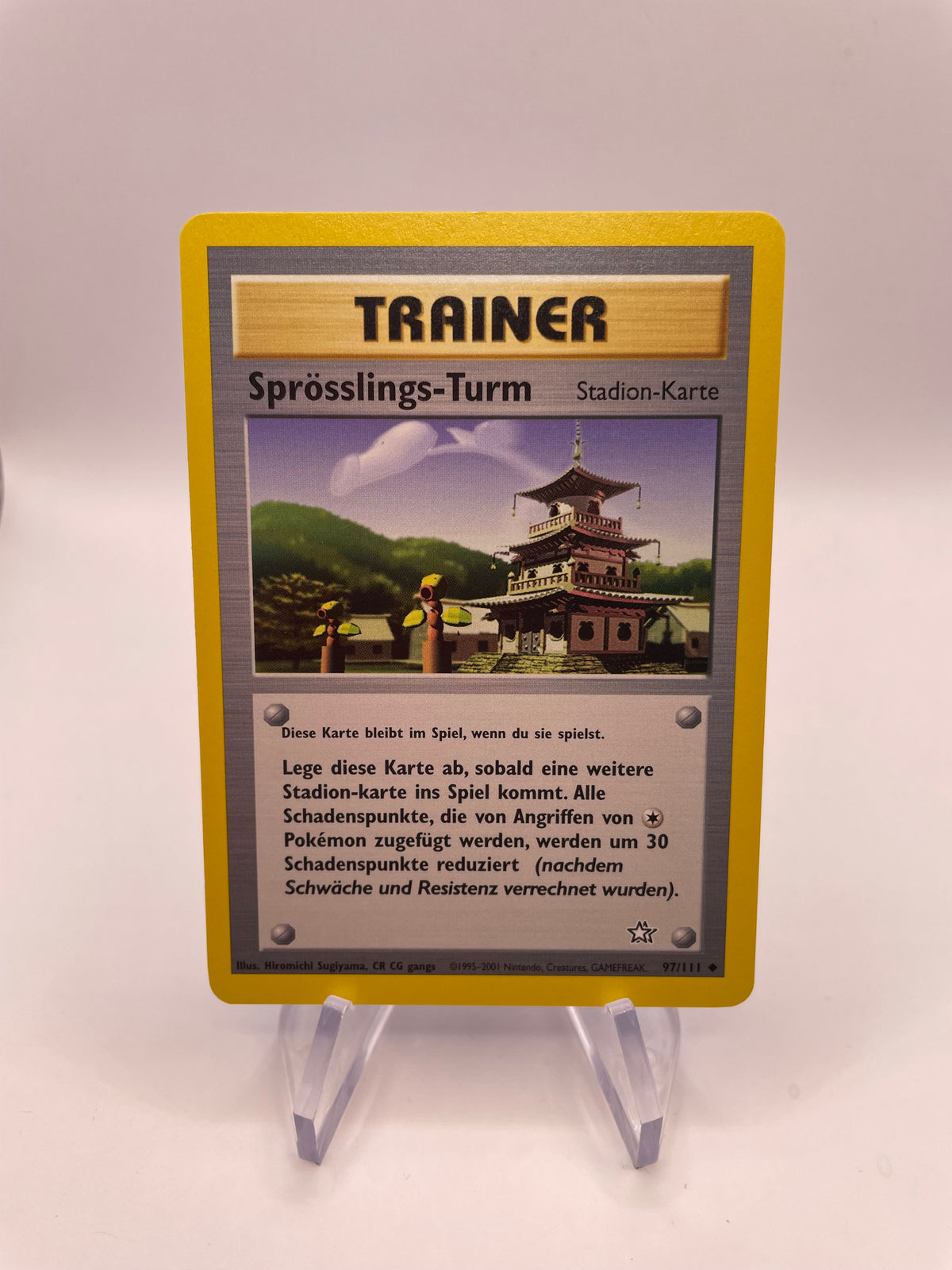 Pokemon Karte Sprösslings-Turm Neo Genesis 97/111 Deutsch