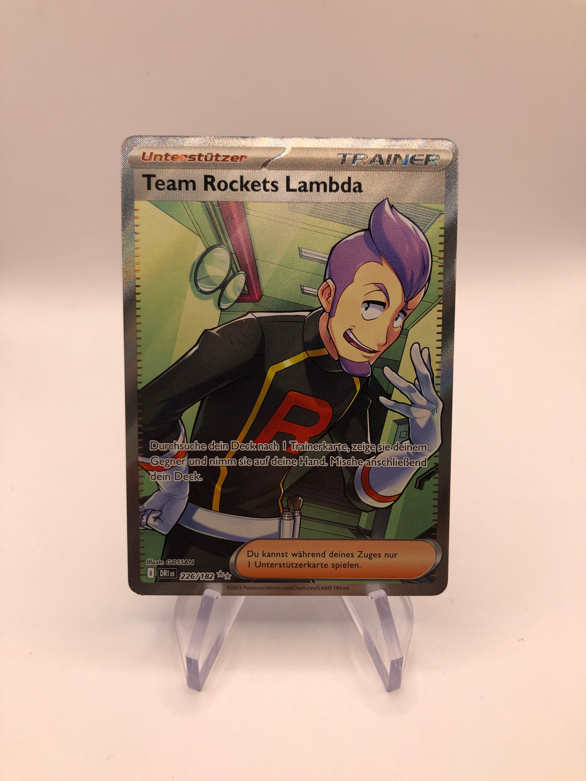 Pokemon Karte Trainer Team Rockets Lambda 226/182 Deutsch