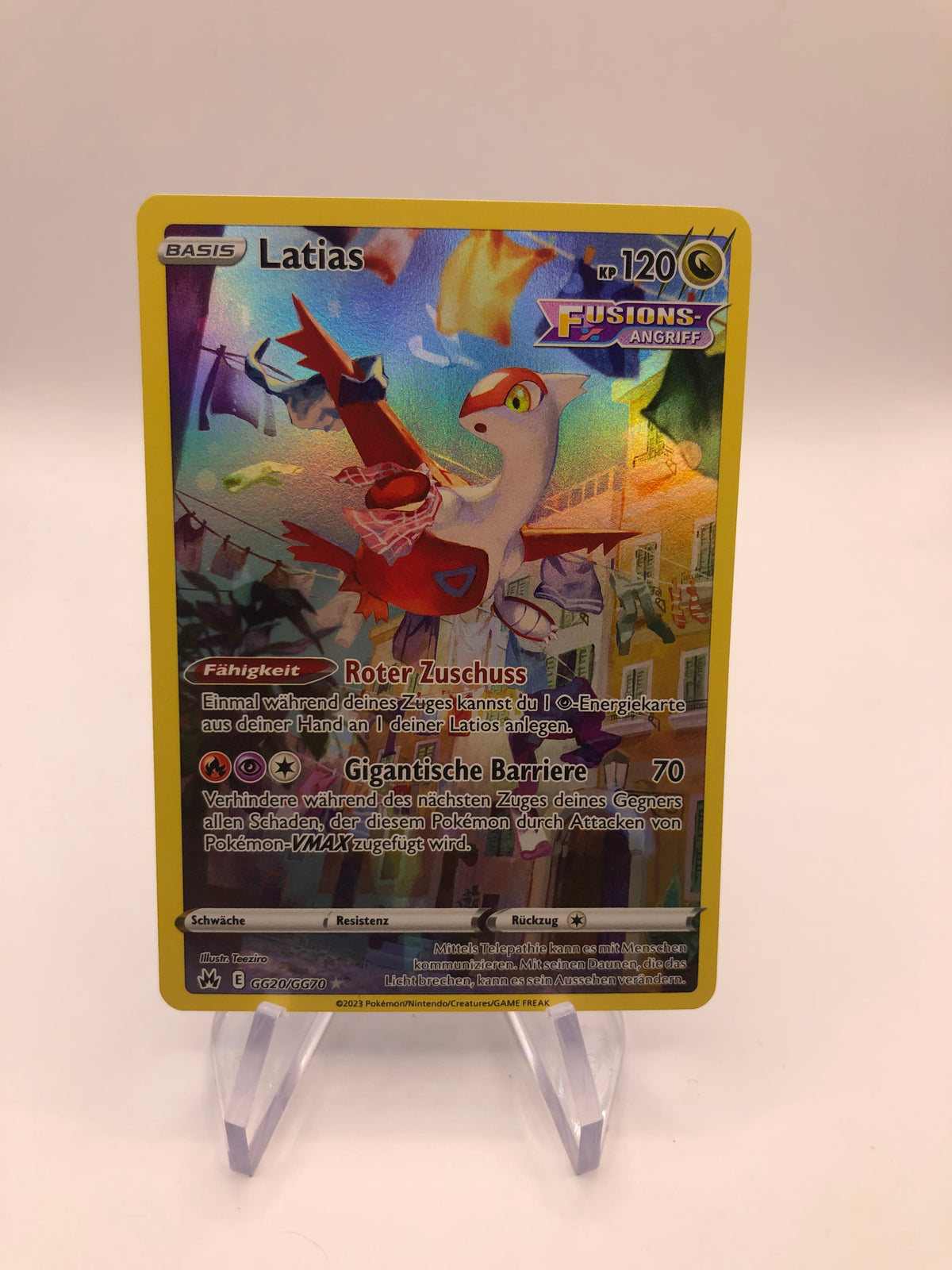 Pokemon Karte Art-Rare Latias GG20/GG70 Deutsch
