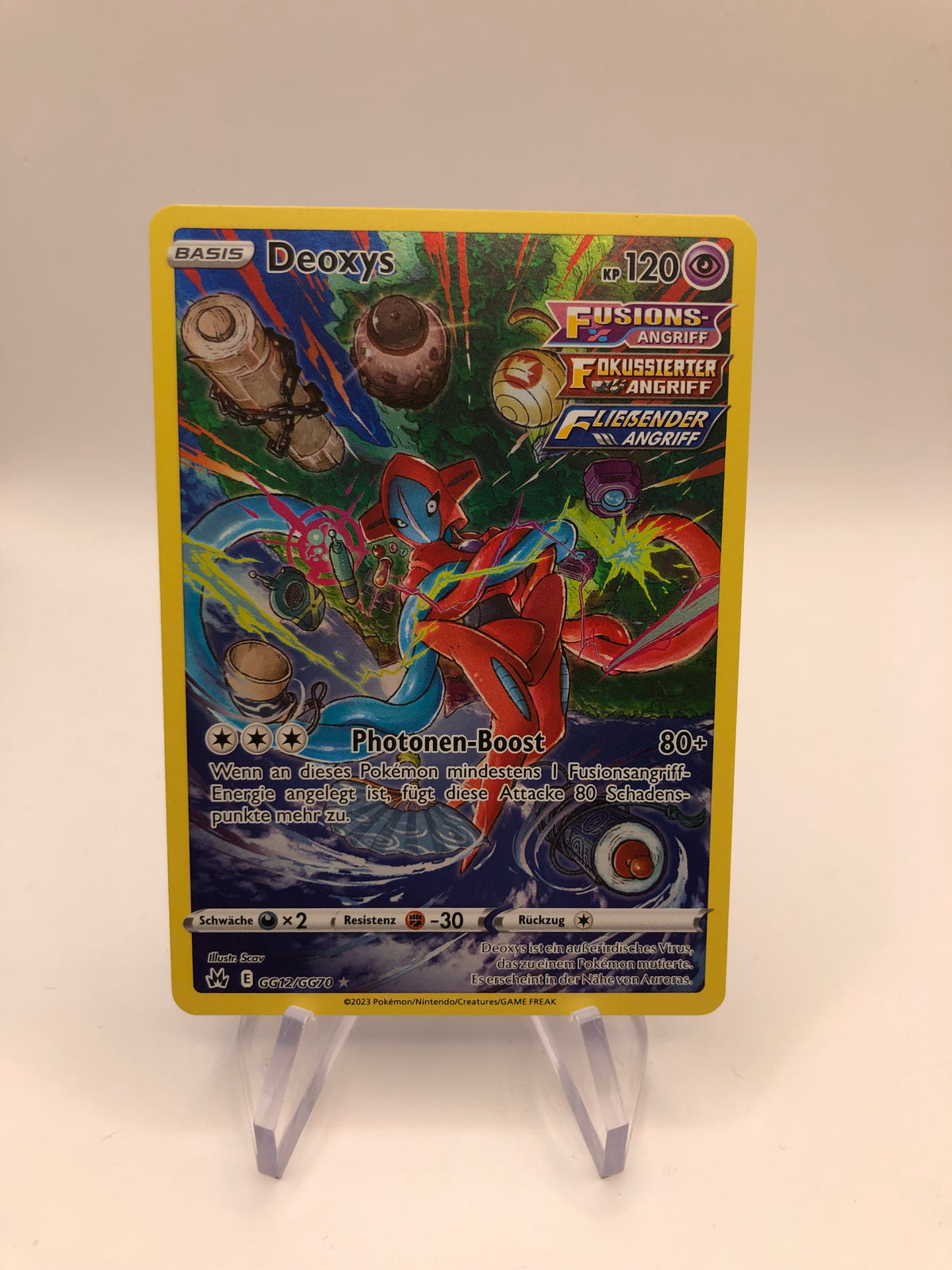 Pokemon Karte Art-Rare Deoxys GG12/GG70 Deutsch