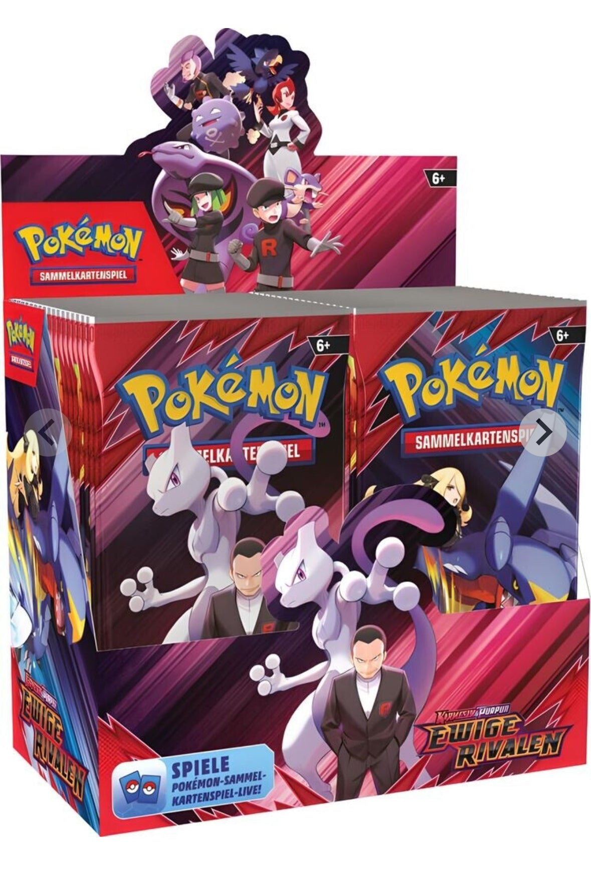 Pokemon Karten OVP Ewige Rivalen (Destined Rivals) Display Deutsch