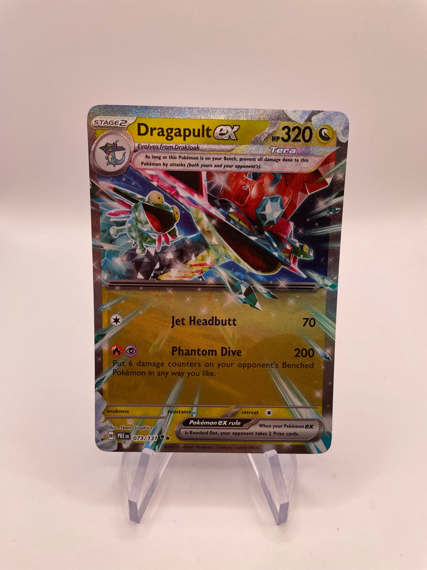 Pokemon Karte Dragapult ex 73/131 Englisch
