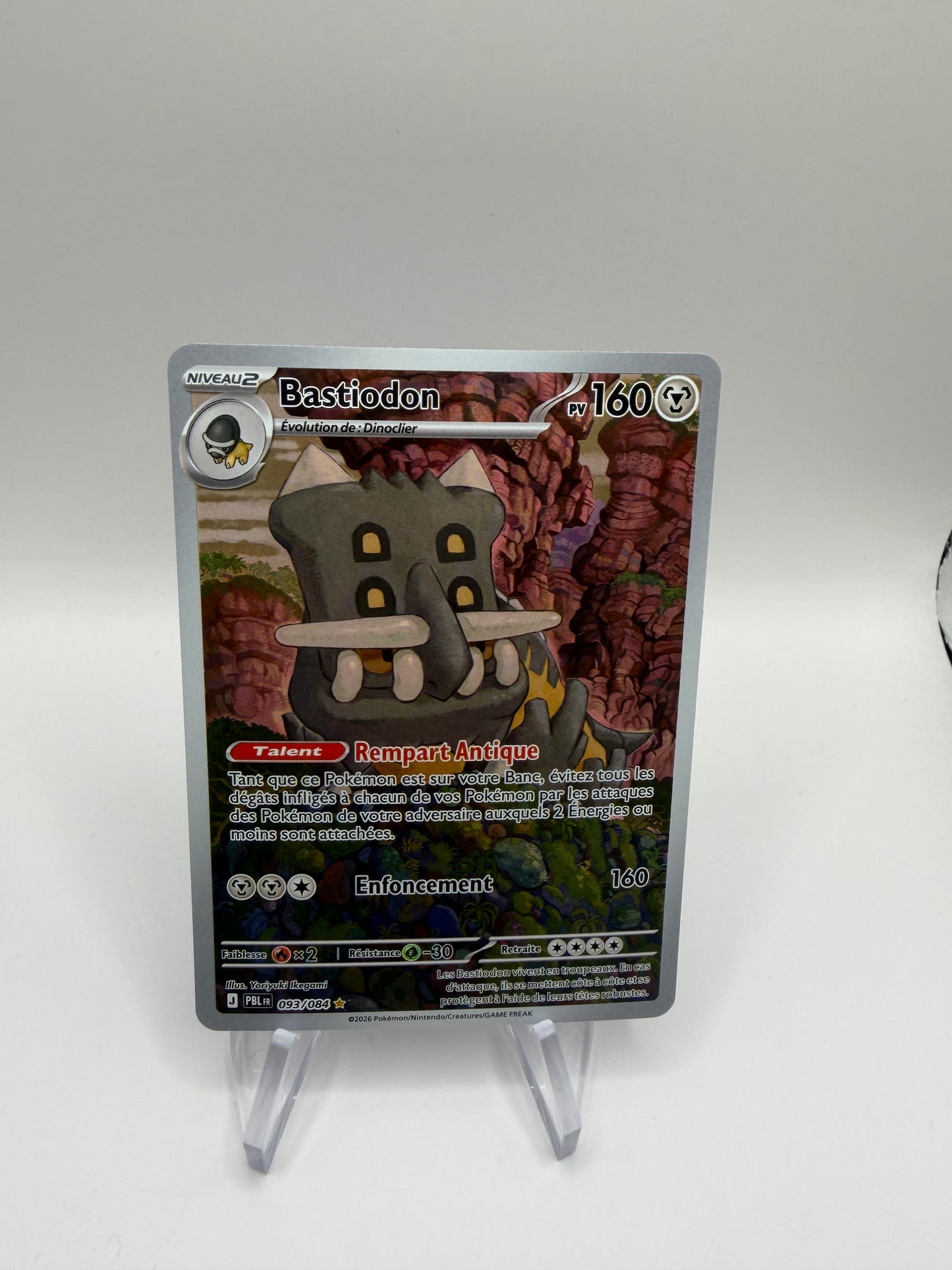 Pokemon Karte Art Rare Bollterus 93/84 Italienisch